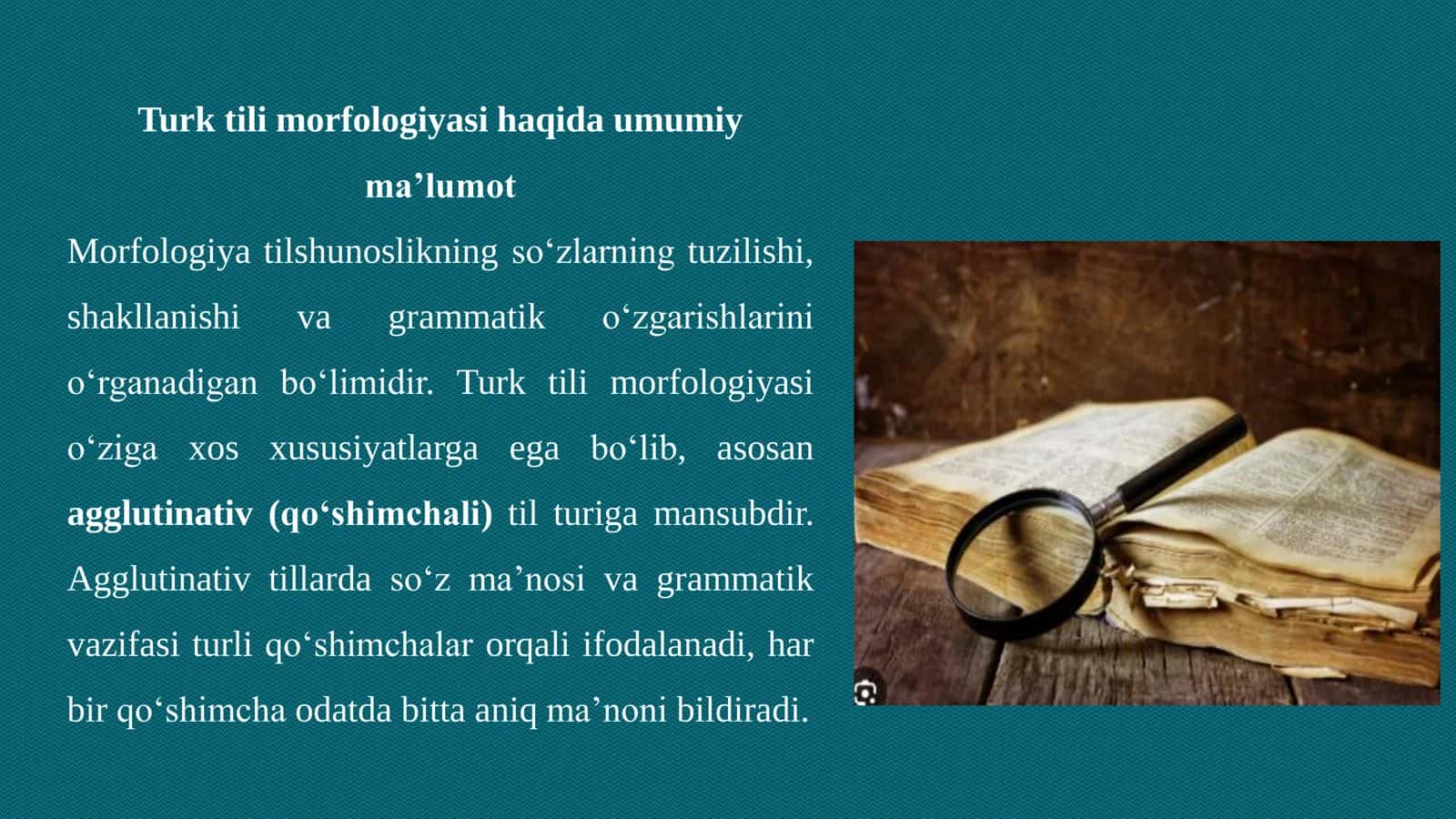 TURK TILI MORFOLOGIYASI 3