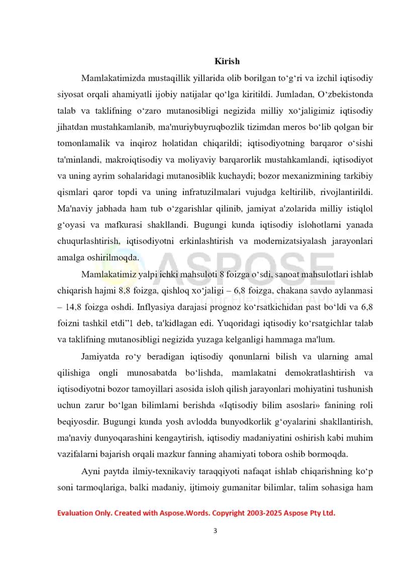 Talab va Taklif tahlili 3