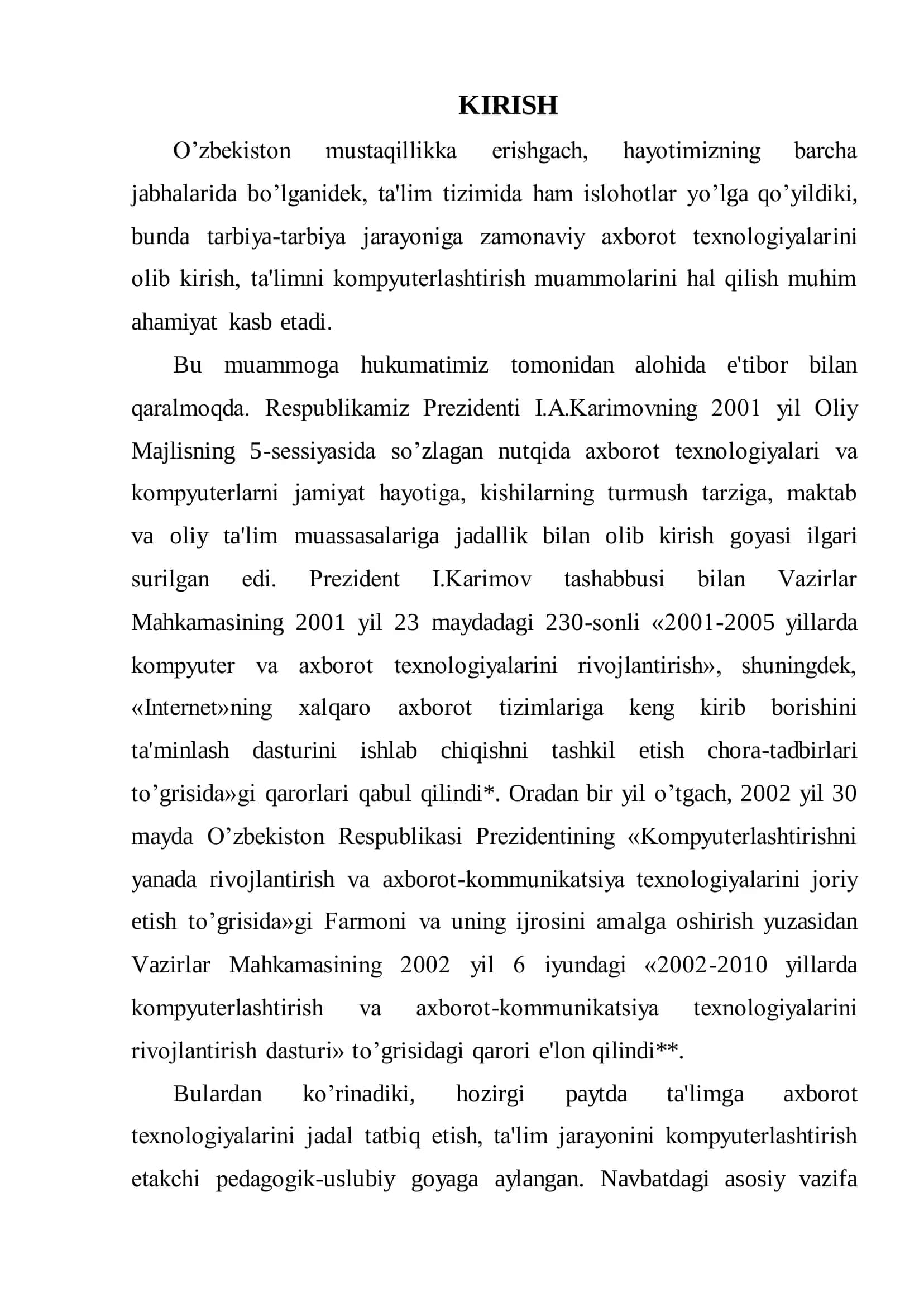 Shaxsiy kompyuterning dasturiy ta’minoti 3