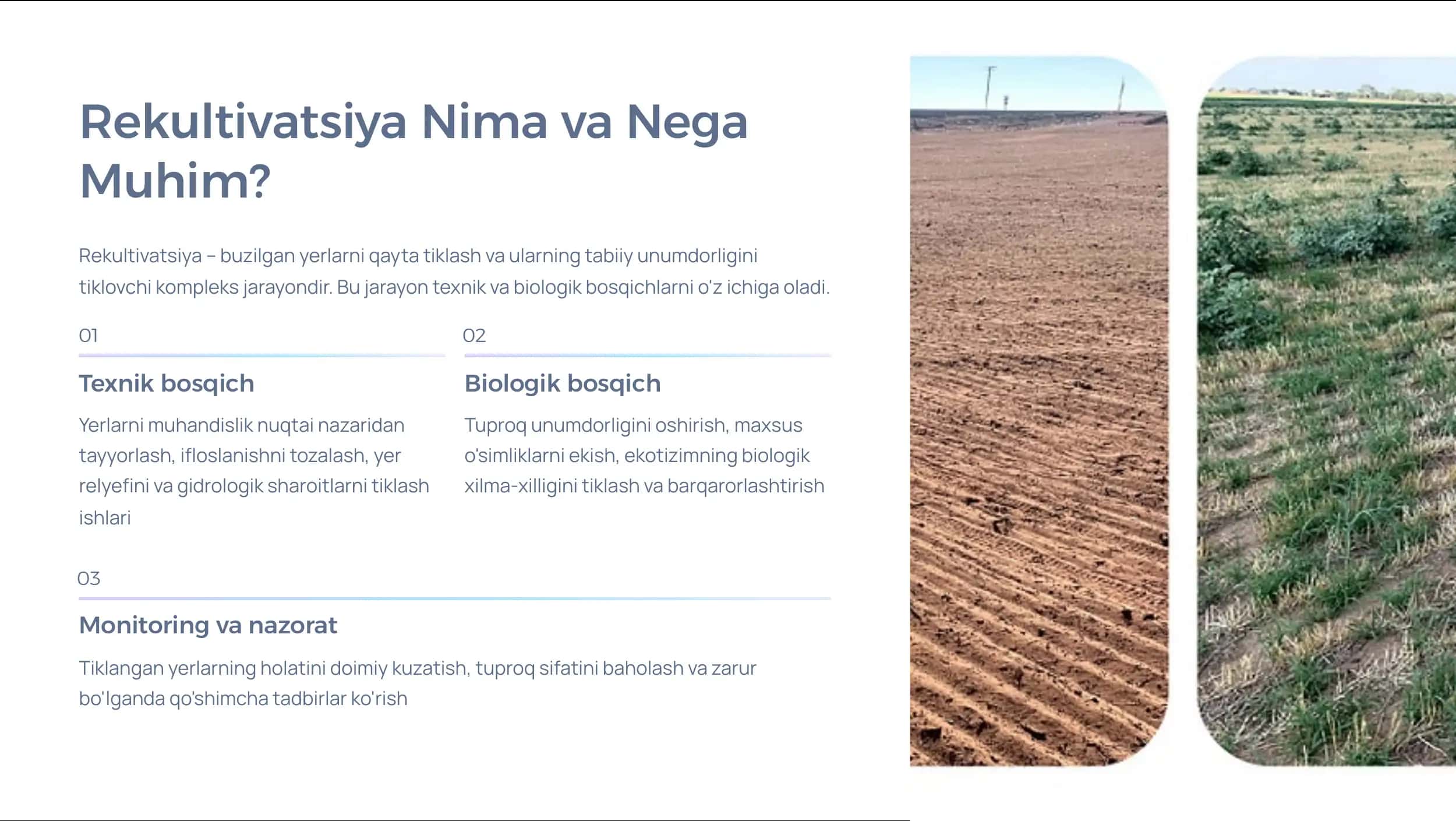 Buzilgan Yerlar Rekultivatsiyasi 3