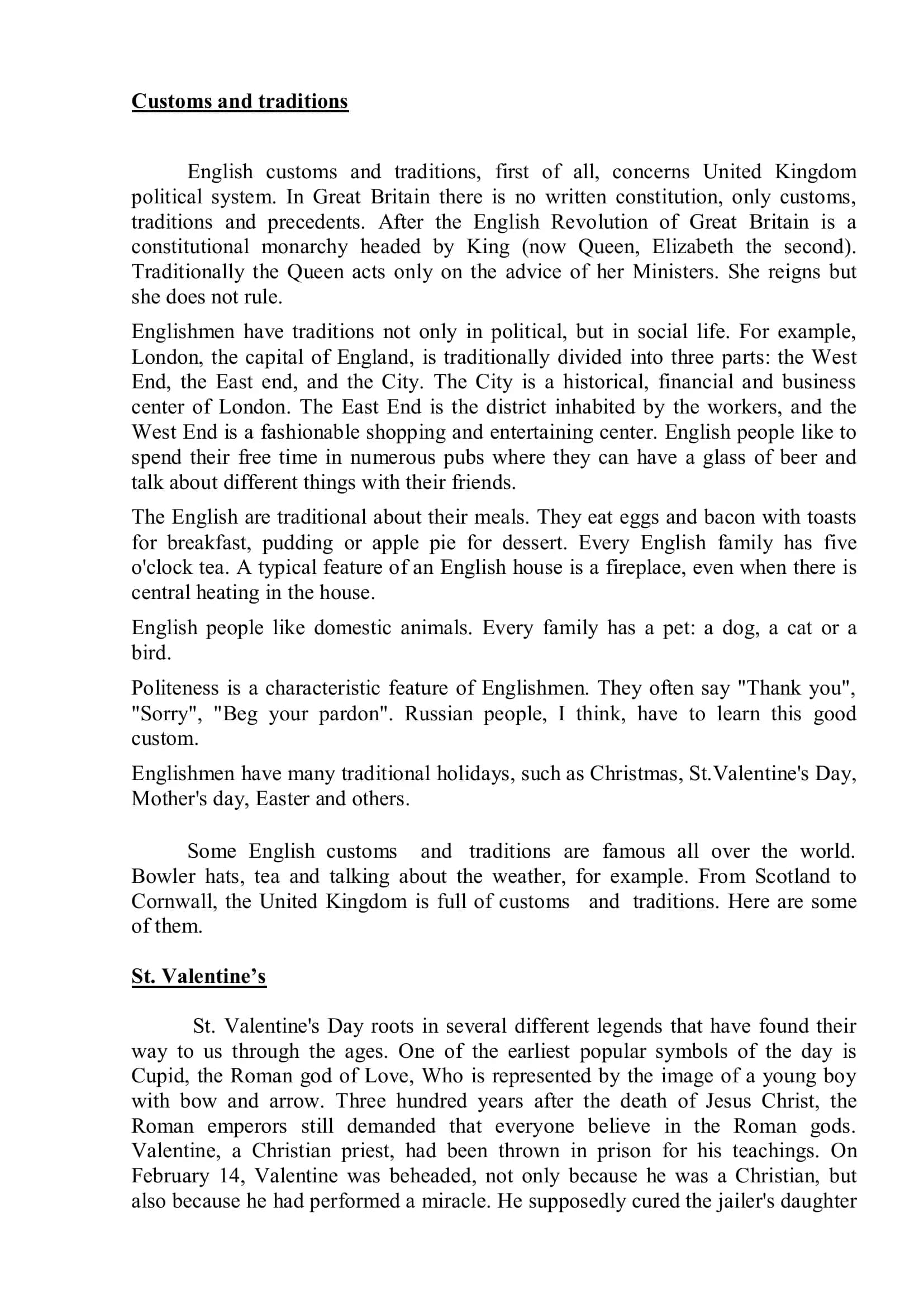 British and American festivals and traditions 3