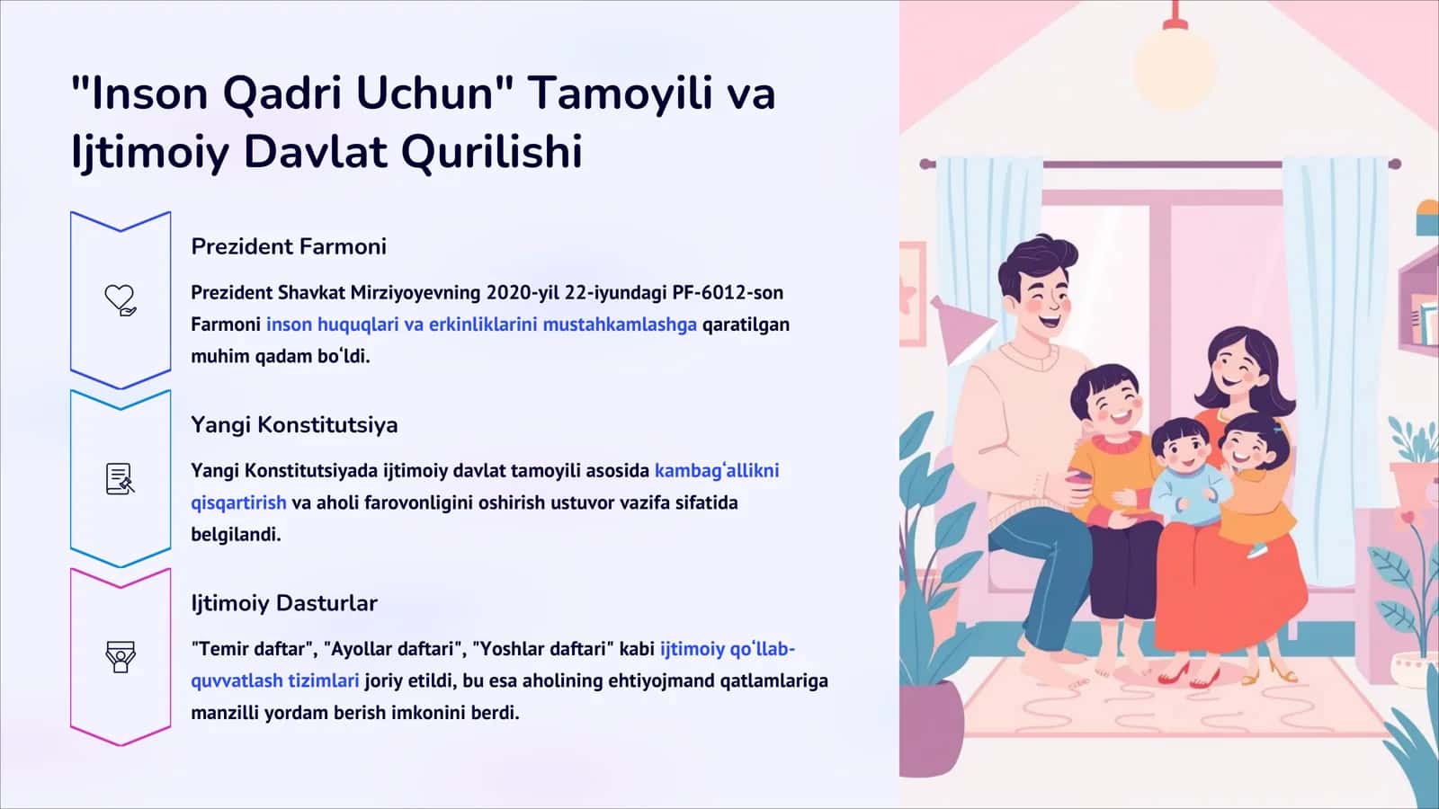 O‘zbekiston Respublikasida Ijtimoiy Sohadagi Islohotlar 3