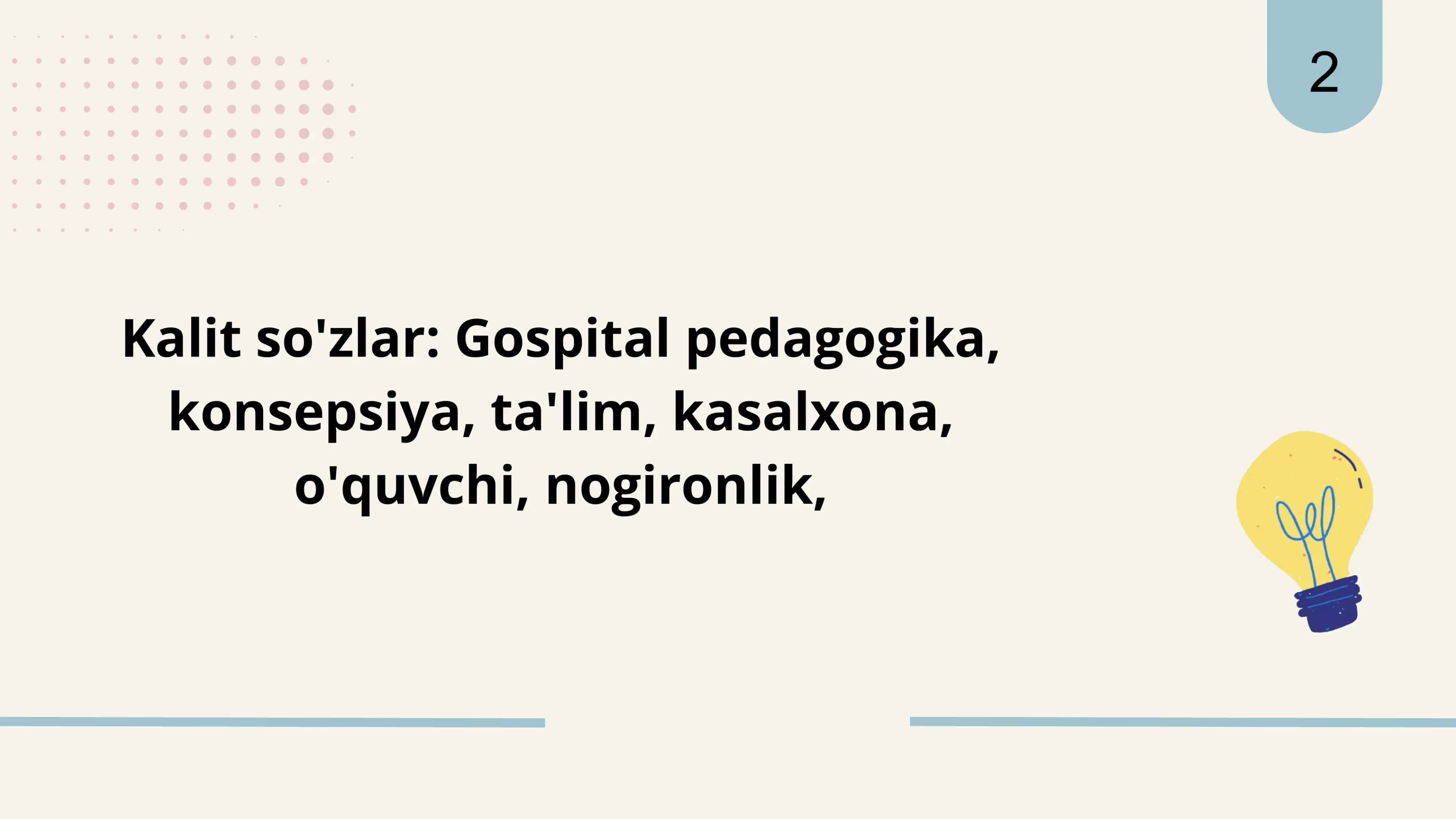 Gospital pedagogika 3