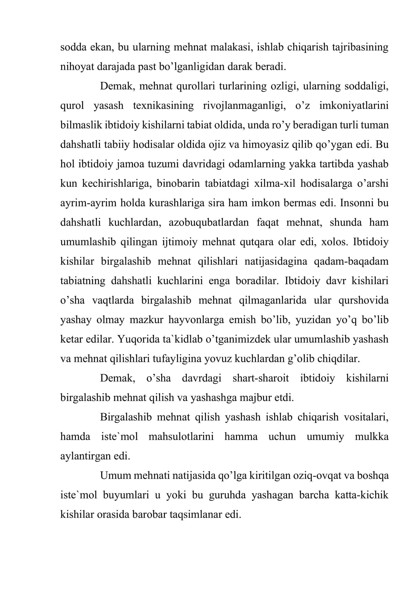 Ibtidoiy jamiyat tarixi 3