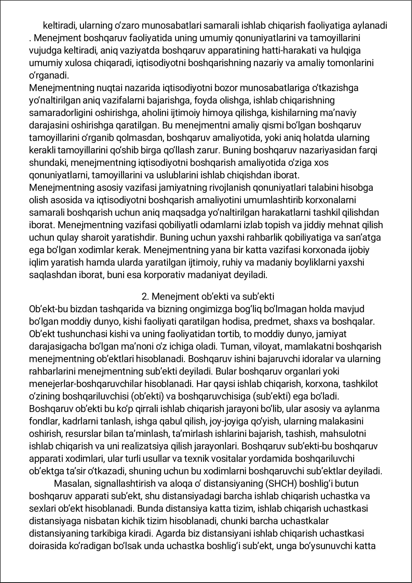 Menejmenti fani predmeti shakllanishi 3