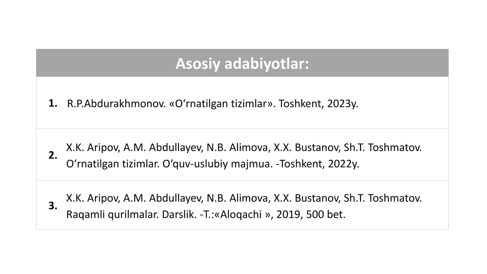 Tashqi qurilmalardan keladigan uzilishlarga ishlov berish 3