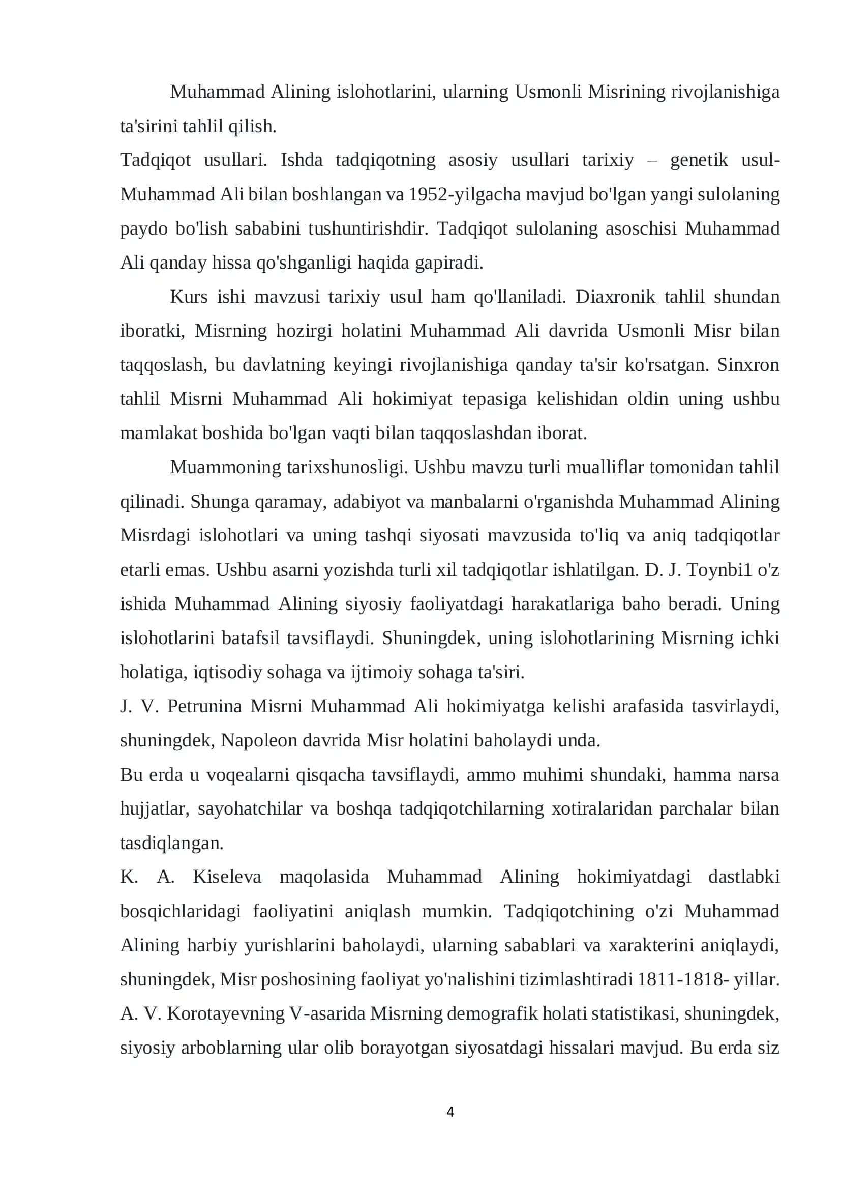 MISRDA MUHAMMAD ALI ISLOHOTLARI 3