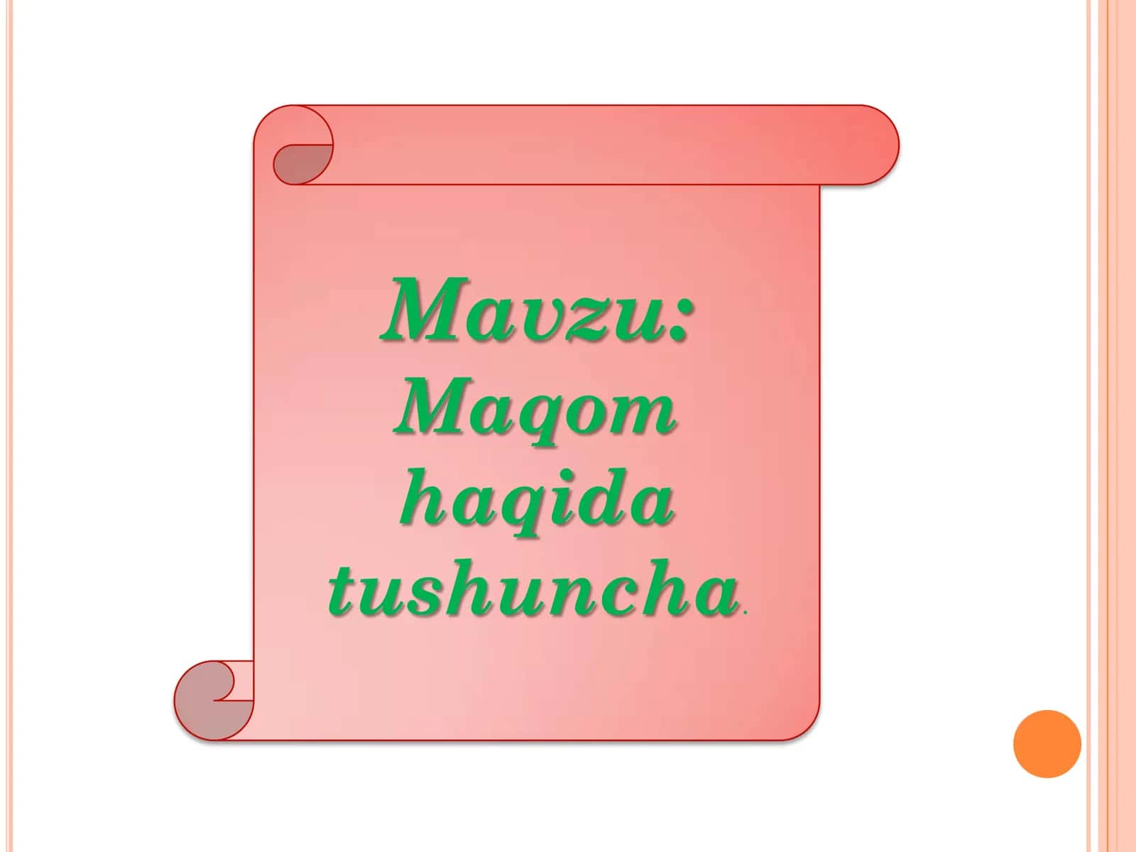 7-sinf Musiqa fanidan Maqom haqida tushuncha mavzusida dars ishlanma 3