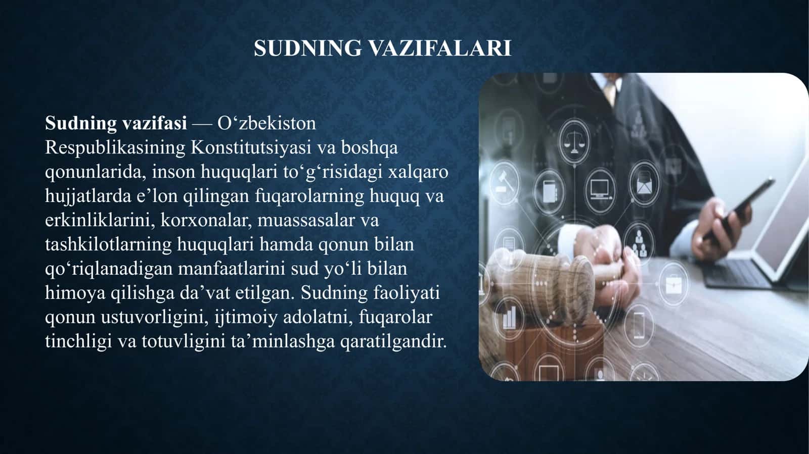 O’zbekiston Respublikasining Sud Hokimiyati 3