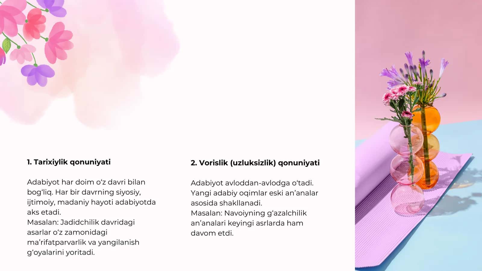 Adabiy jarayon qonuniyatlari 3