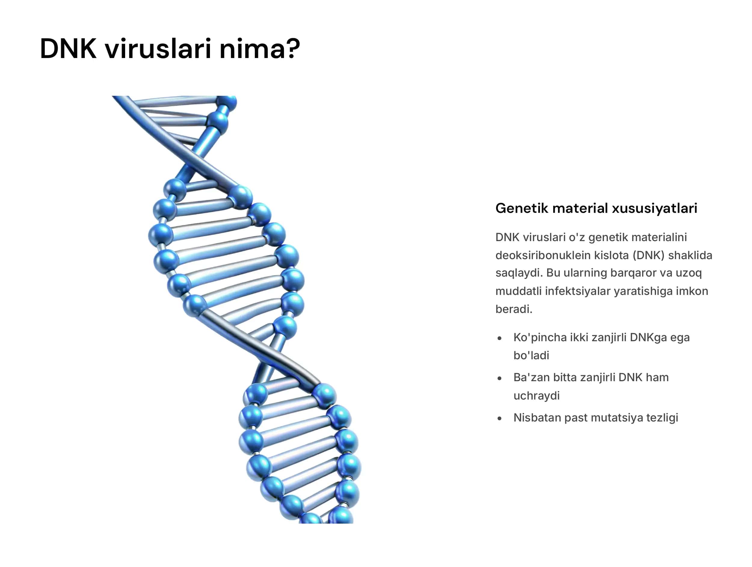 DNK-saqlovchi viruslar  (Gerpes, poks,  adenoviruslar) va RNK saqlovchi viruslar  (Orto- va  paramiksoviruslar),  ularga tavsif va laboratoriya tashxisi 3