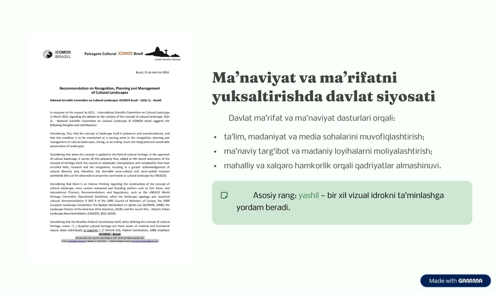 Yangi O'zbekistonda ma'naviy o'zgarishlar 3