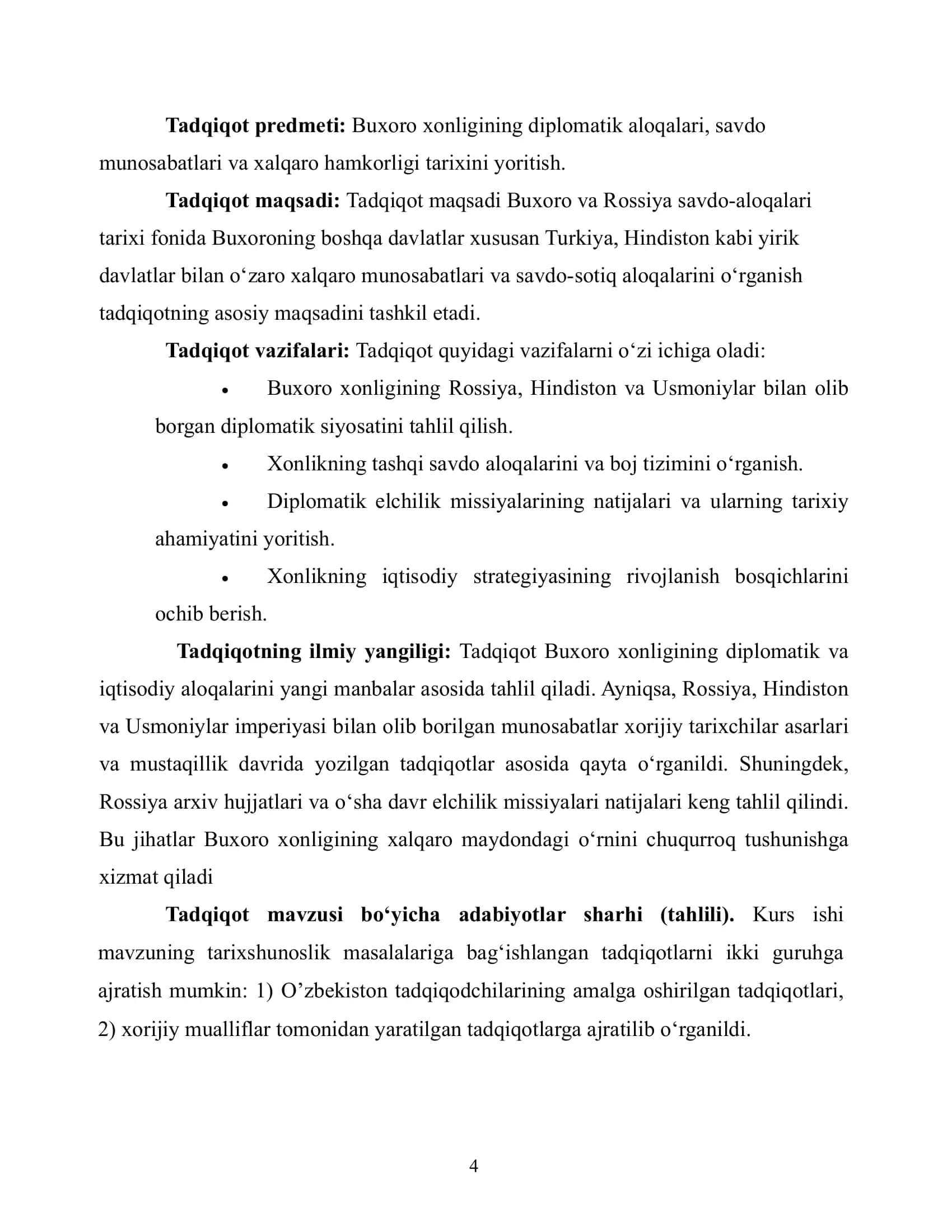 Buxoro-Rossiya savdo aloqalari tarixiI 3