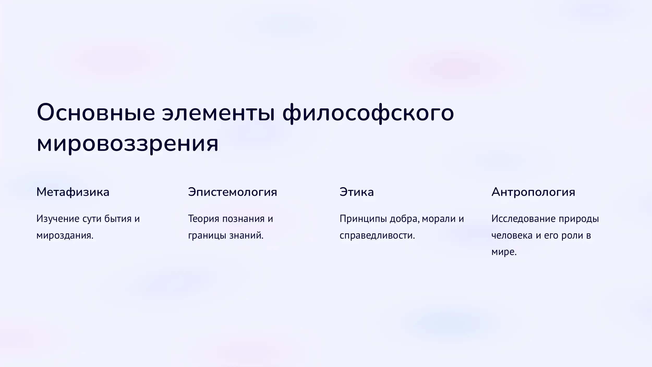 Rol filosofskogo mirovozzreniya v duhovnom sovershenstve cheloveka 3