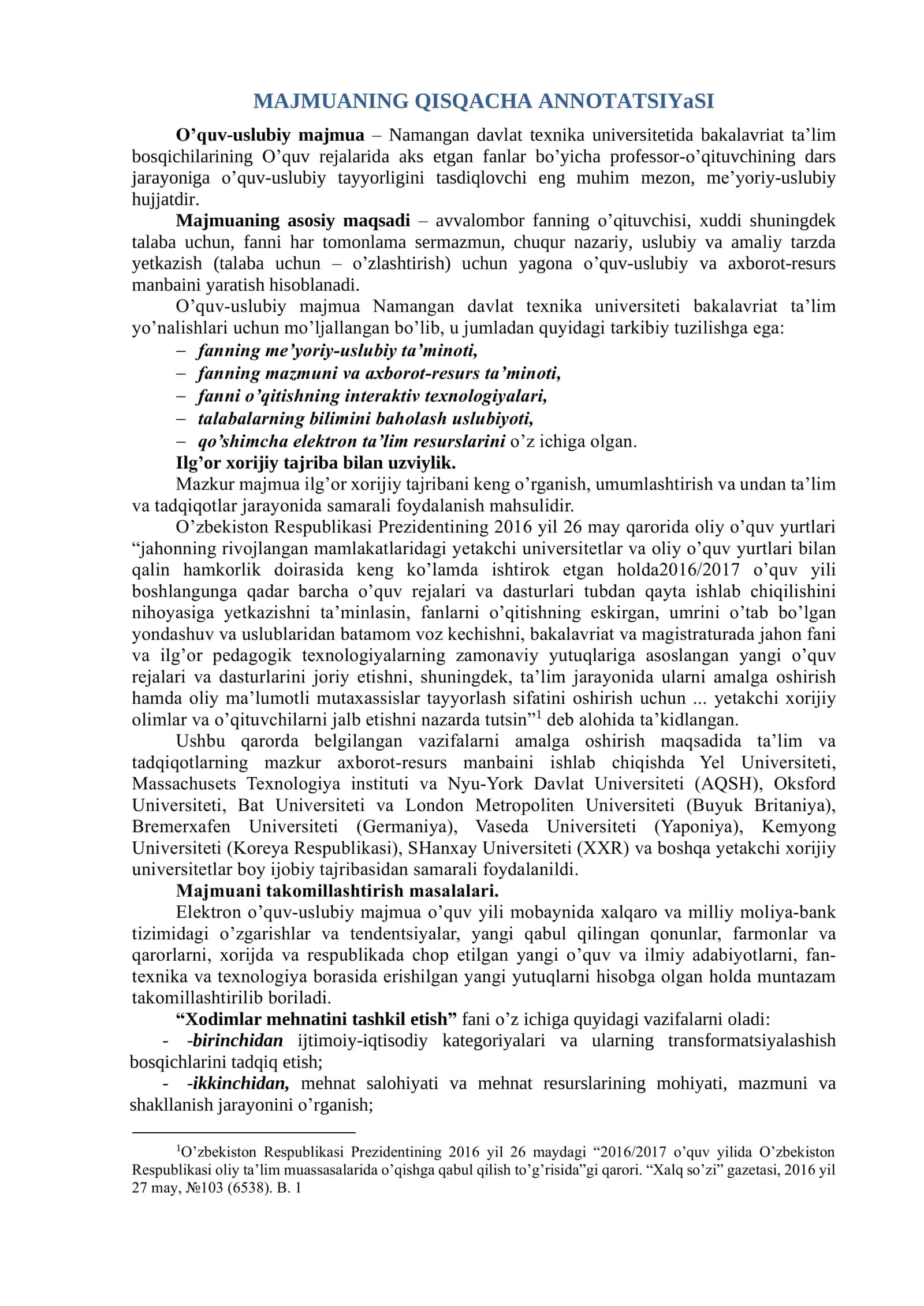 XODIMLAR MEHNATINI TASHKIL ETISH 3