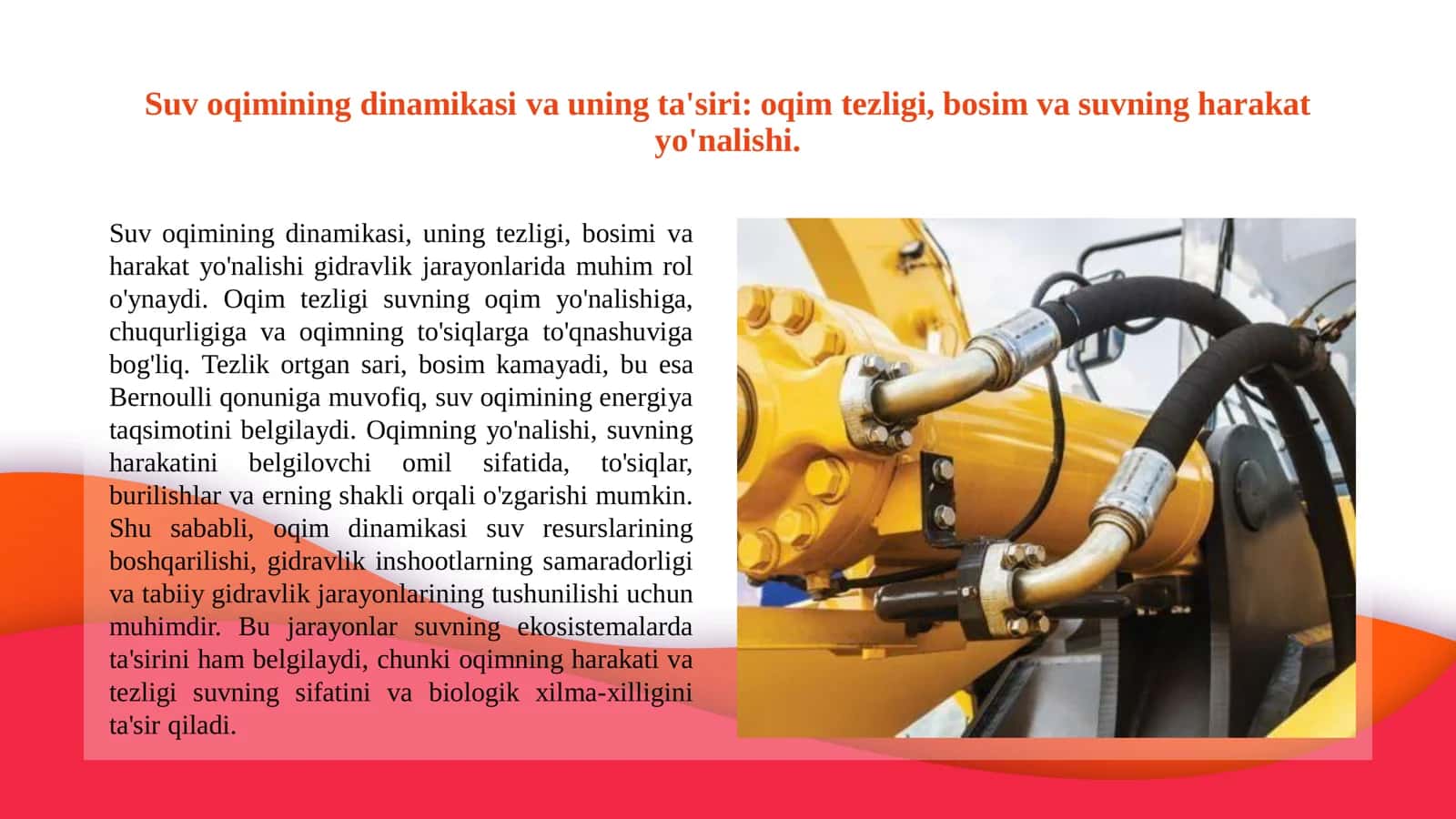 Ochiq oʻzanlarda suv oqimini gidravlik jarayonlari 3