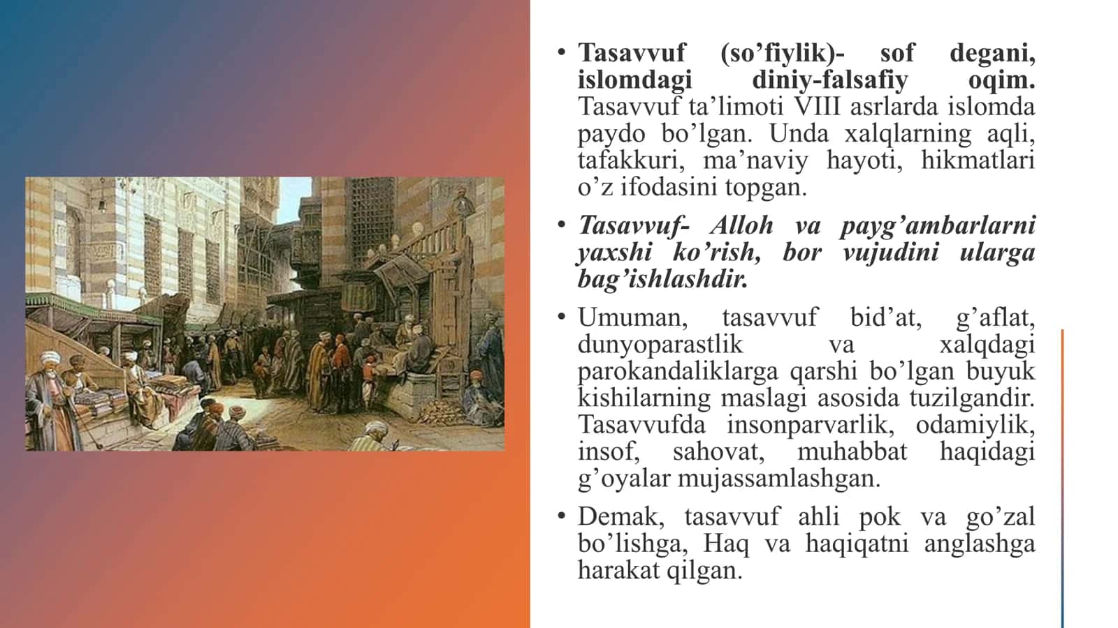 Tasavvuf taʼlimotining Sharq madaniyatiga ta`siri 3
