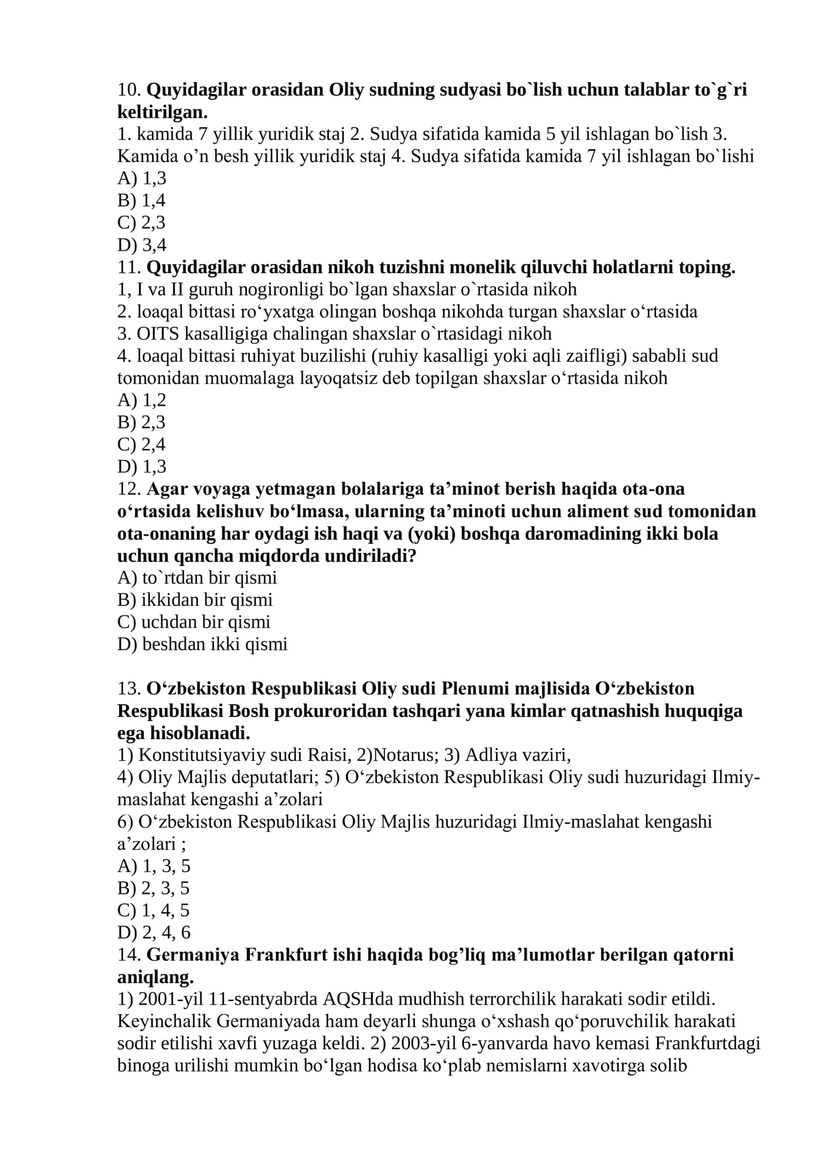 Davlat va huquq asoslari 3