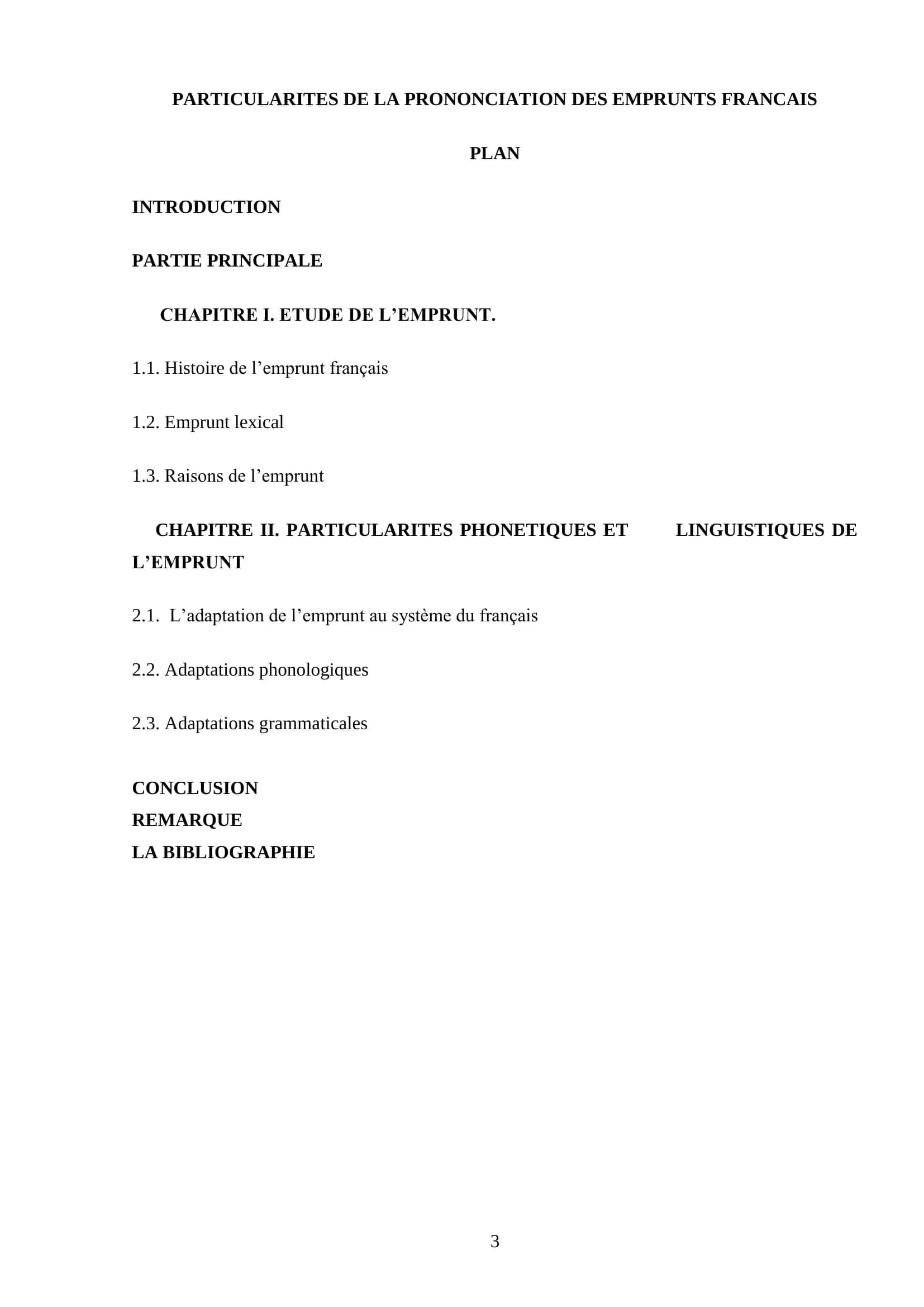 PARTICULARITES DE LA PRONONCIATION DES EMPRUNTS FRANCAIS 3