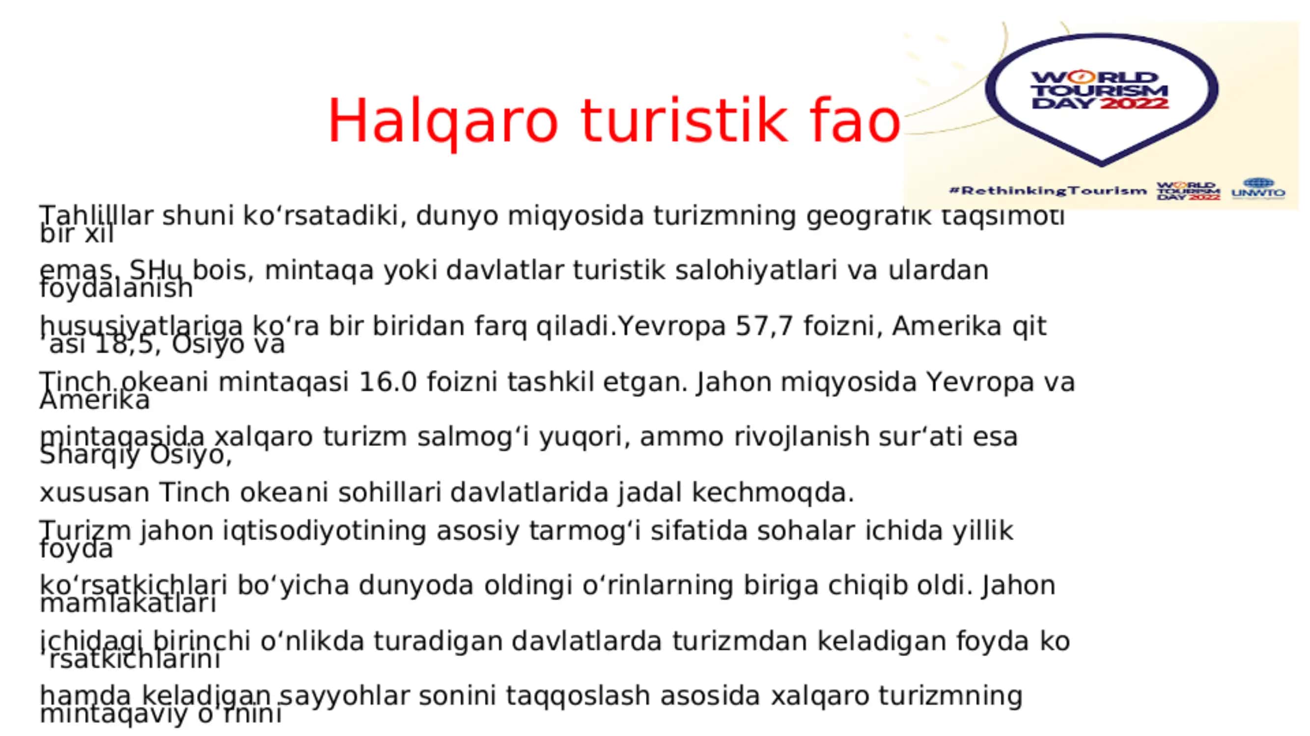 Turizm geografiyasi va ekoturizm 3
