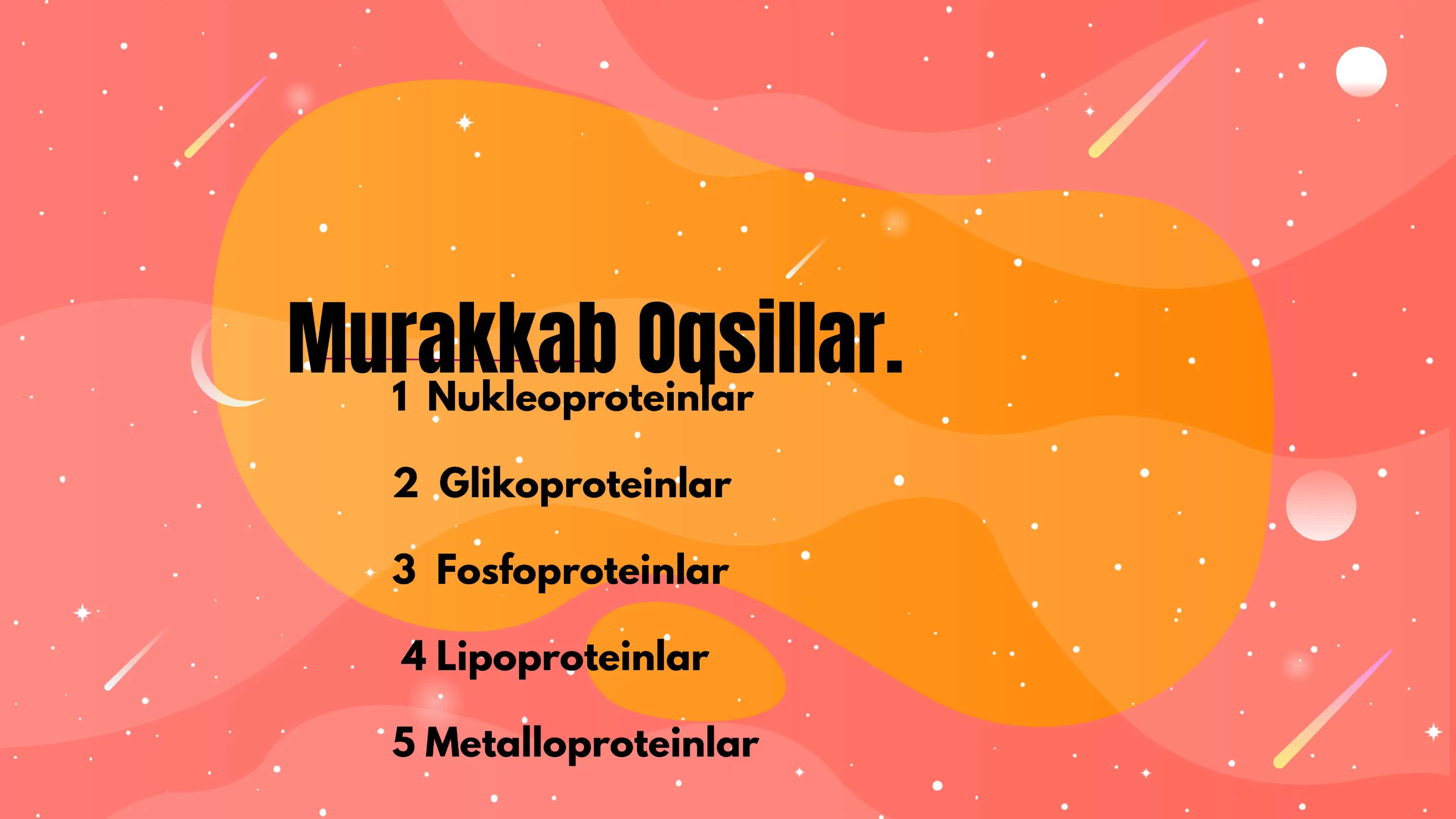 Murakkab oqsillarning biologik ahamiyati 3