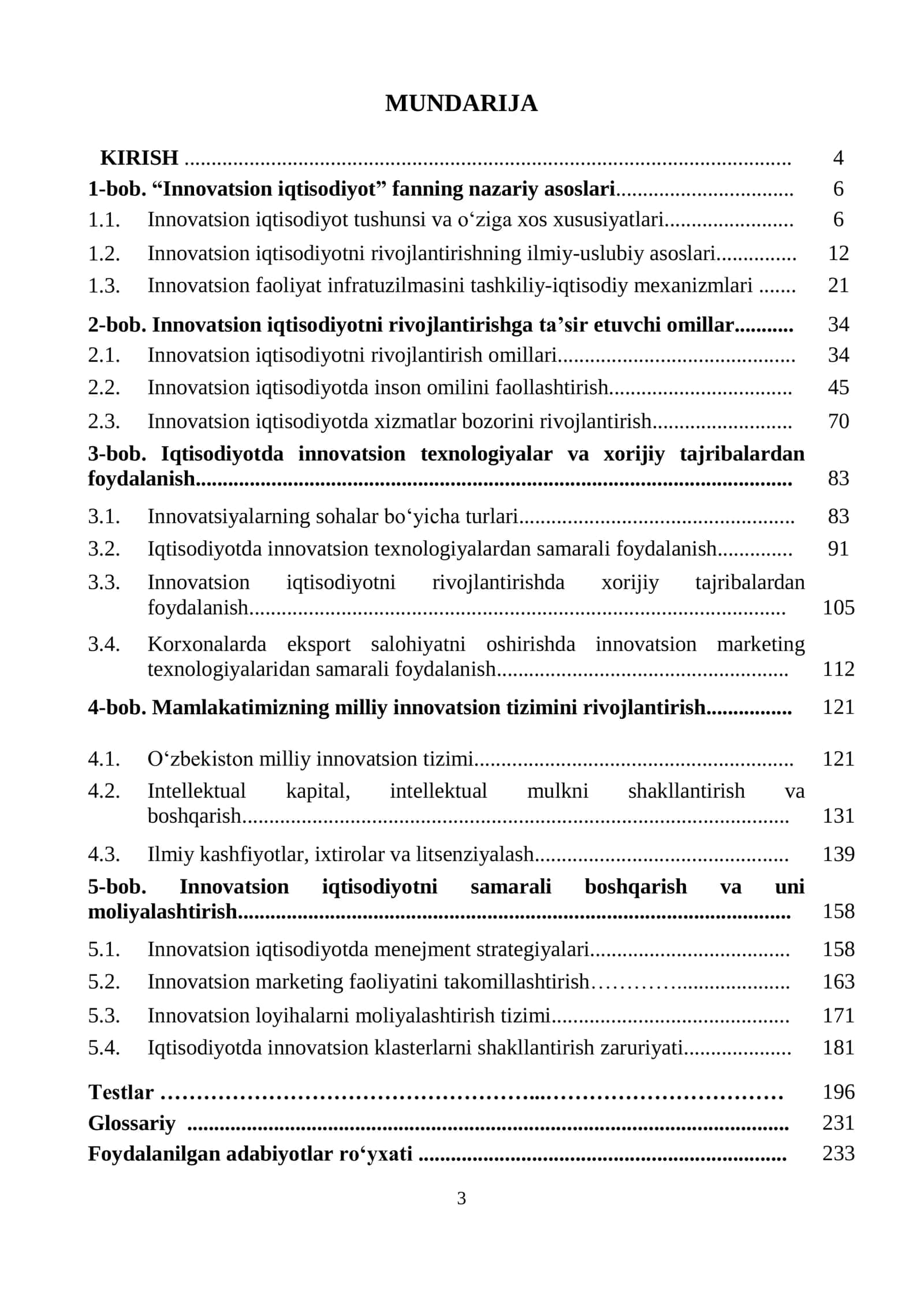 “Innovatsion iqtisodiyot” 3