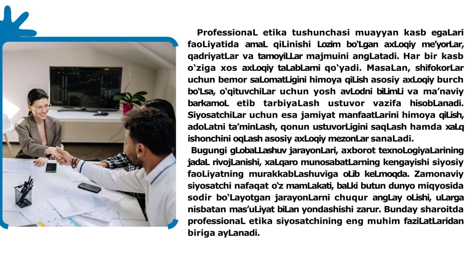 siyosatda professional etika va yangi axloq siyosati 3