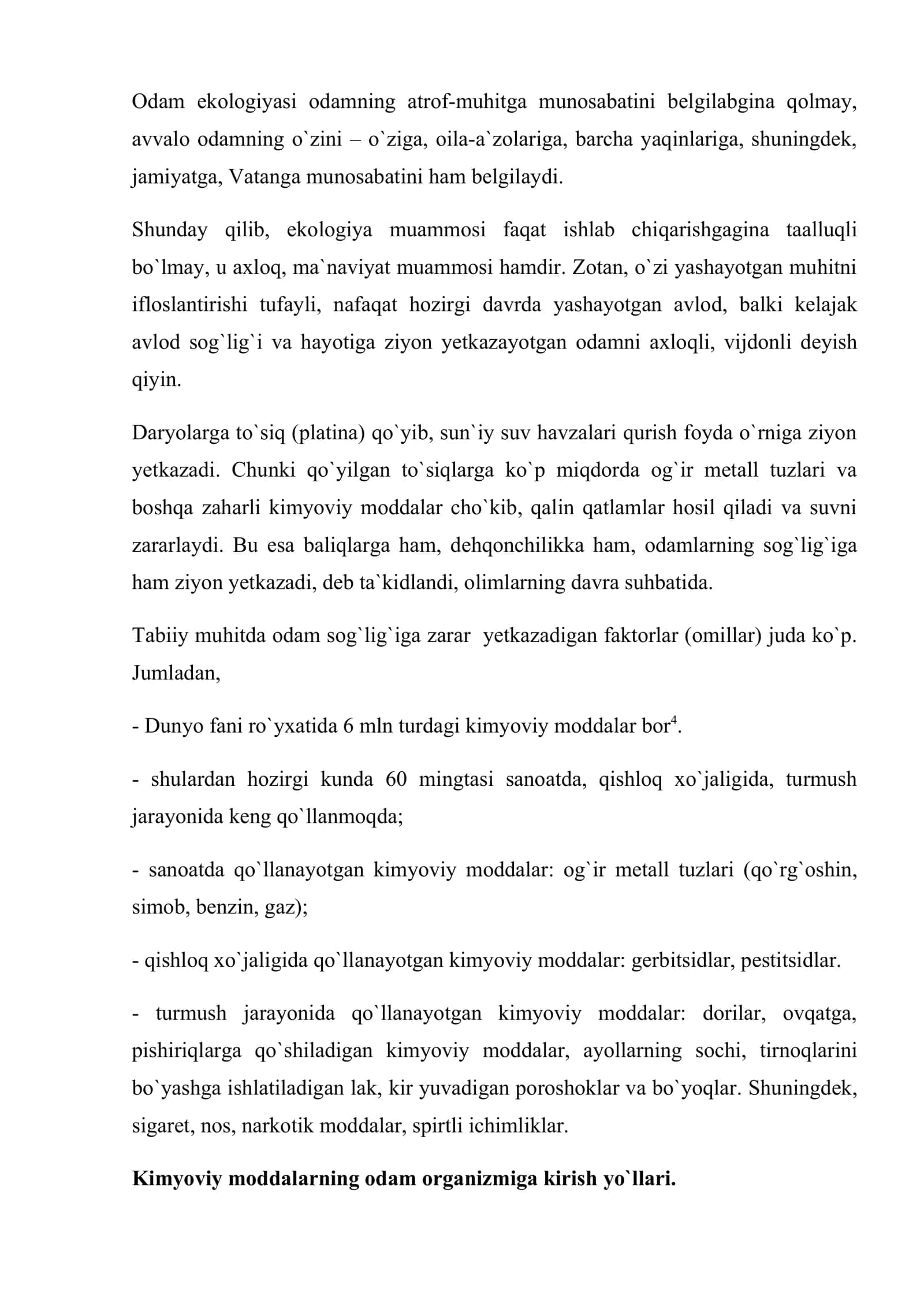 Ekologiya va salomatlik 3