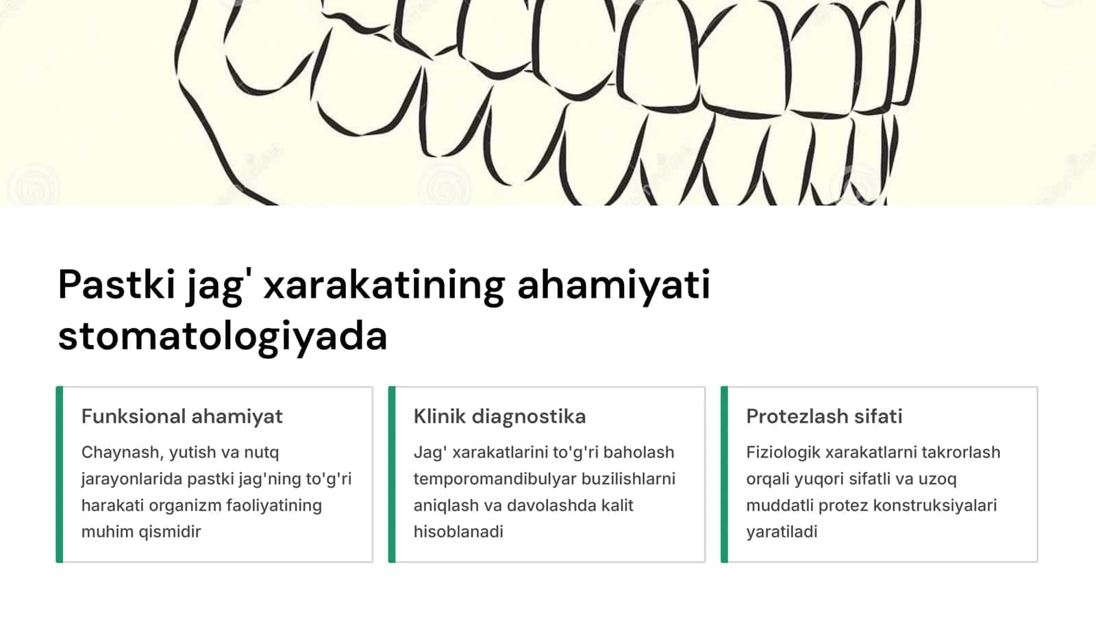 Pastki jag‘ xarakatini takrorlovchi aparatlar.( okklyudator,artikulyatorlar) 3