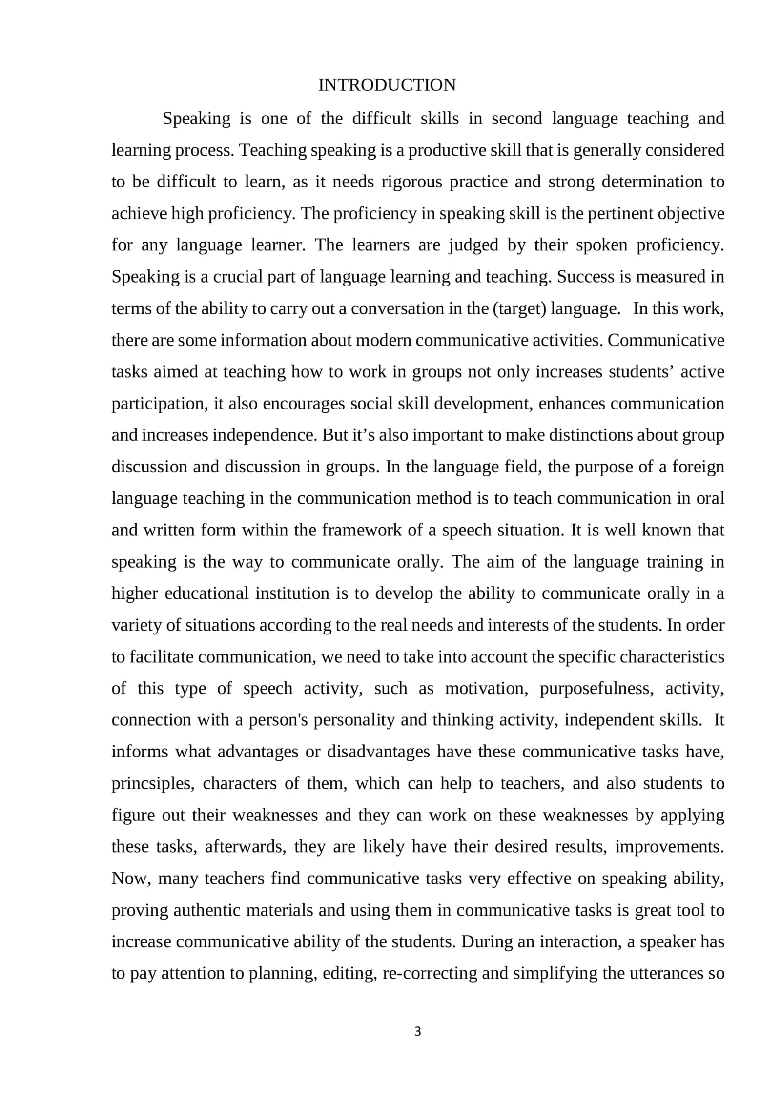 Communicative tasks for developing speaking skills 3