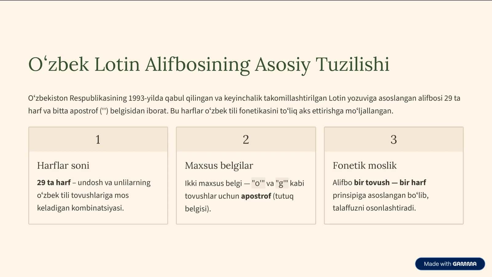 O'zbek Lotin Alifbosining Asosiy Tuzilishi 3