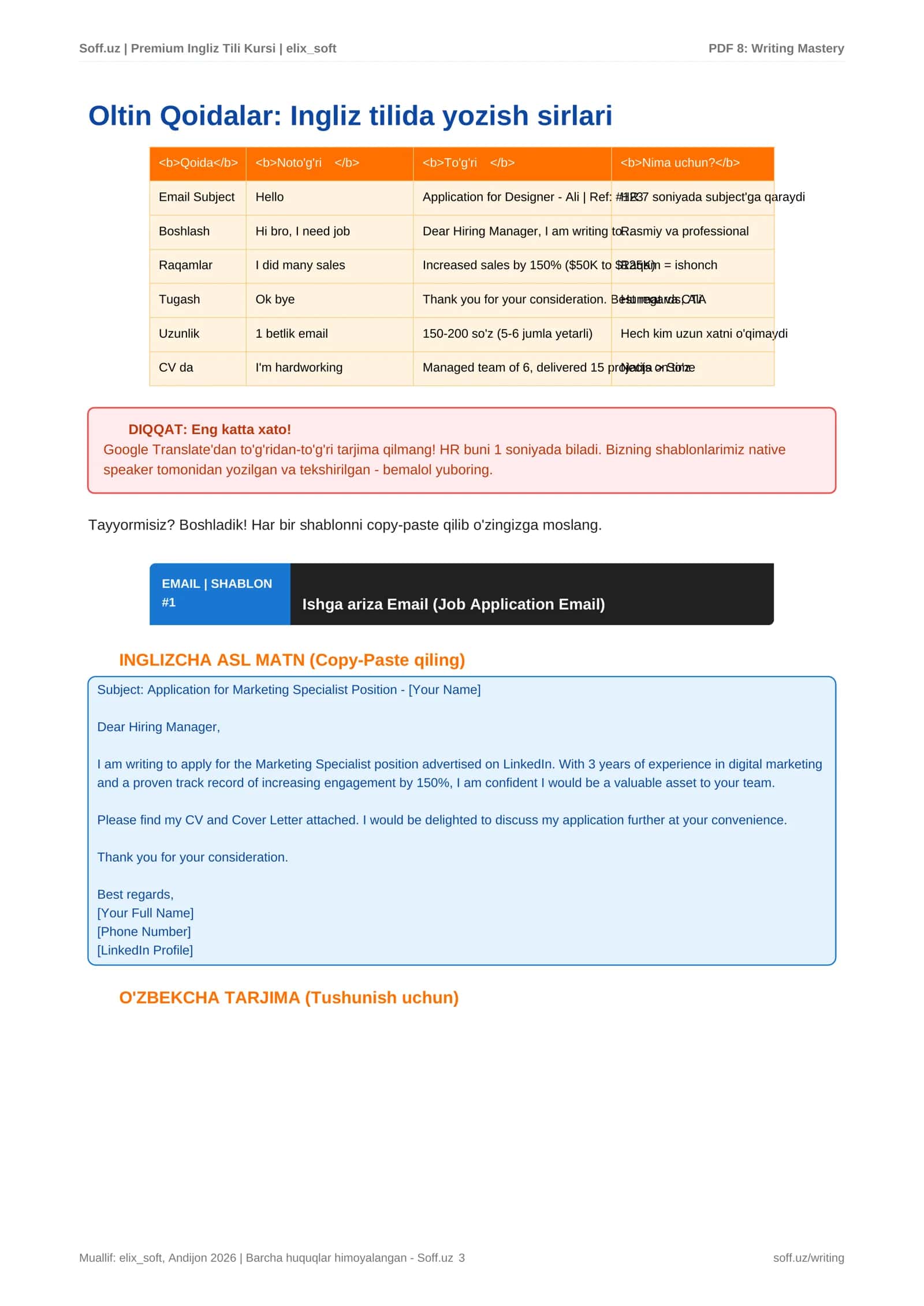 PDF 8: Writing Mastery 3