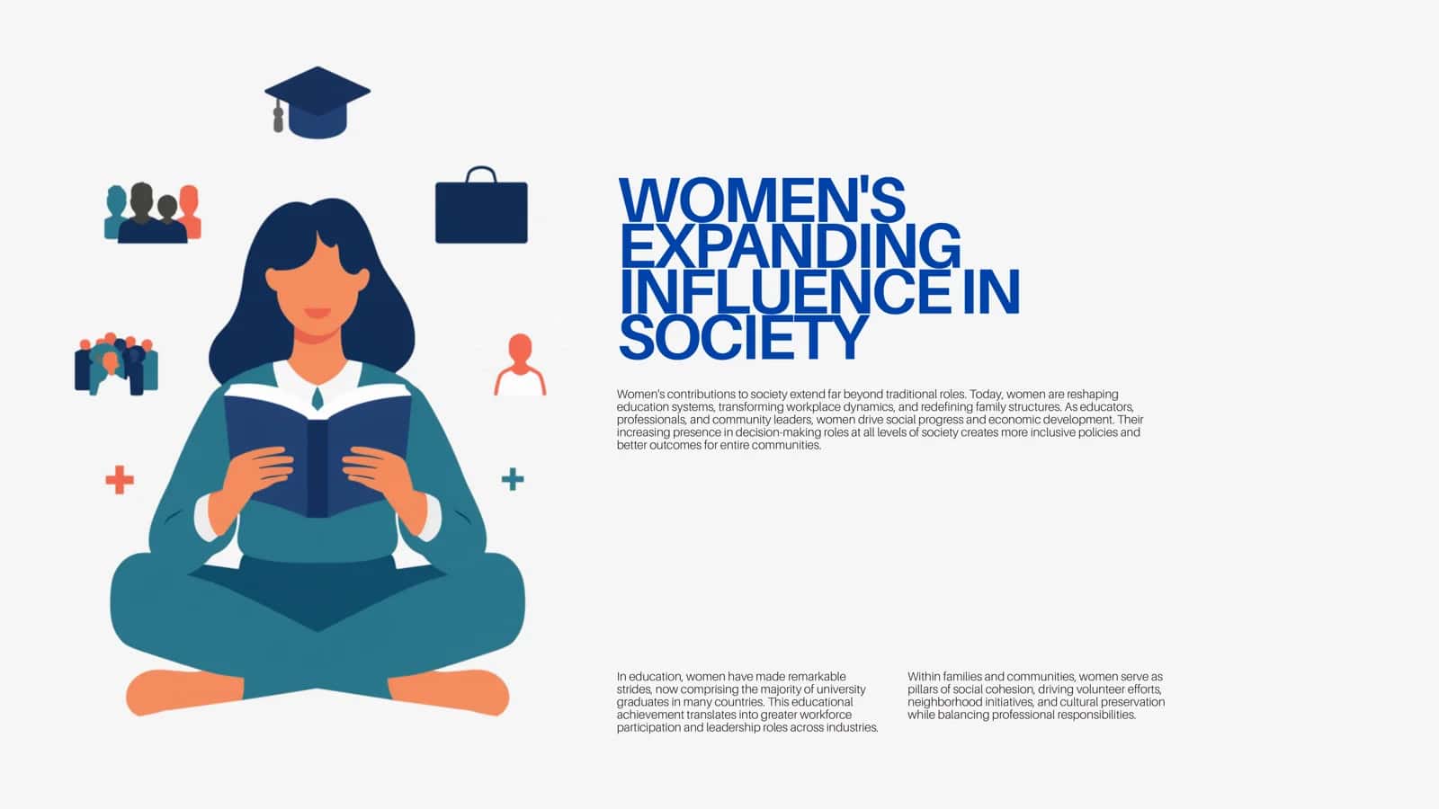 GENDER EQUALITY: THE ROLE OF WOMEN IN SOCIETY AND POLITICS 3