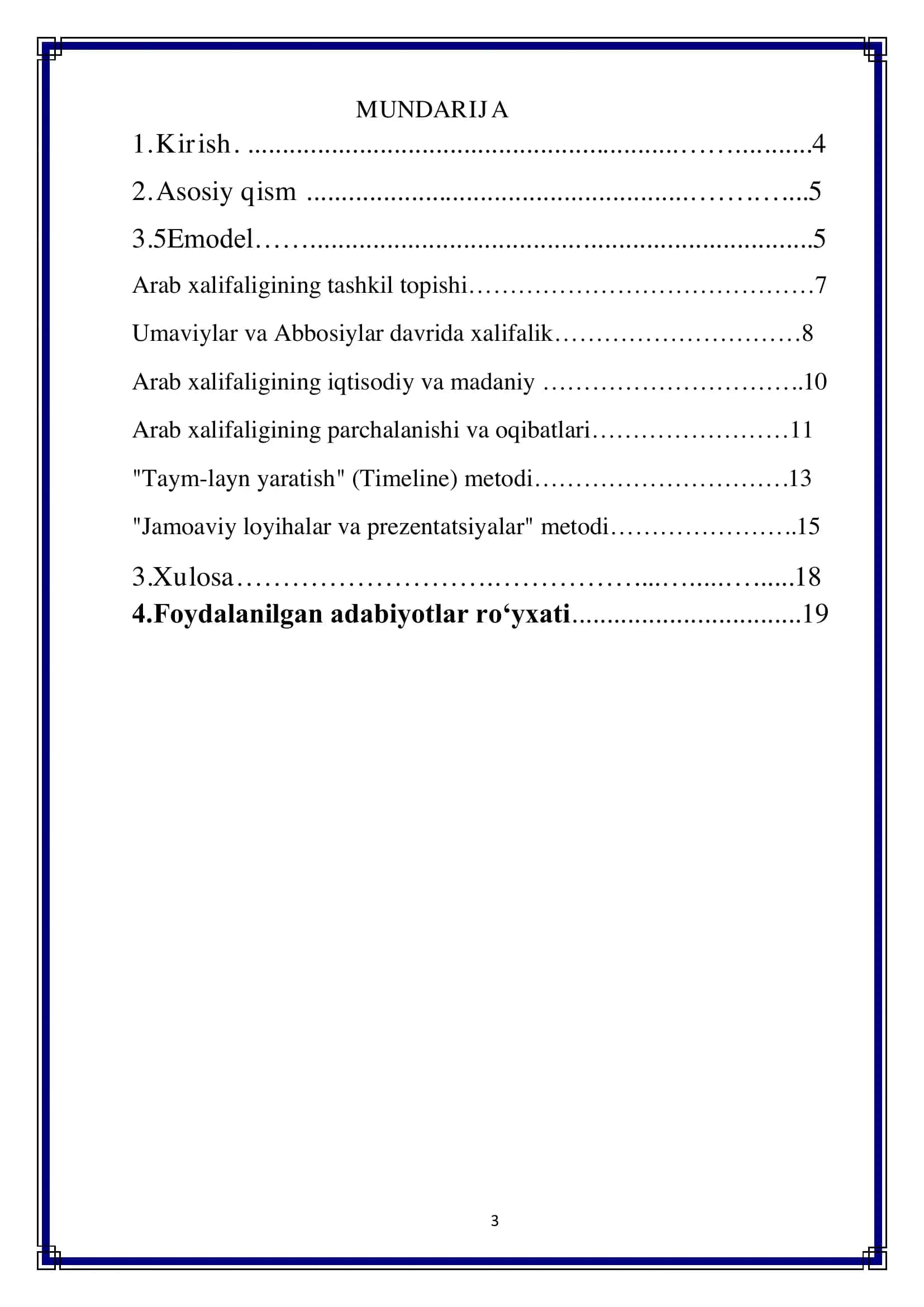 Arab Xalifaligi; Islom dunyosining barpo etilishi 3