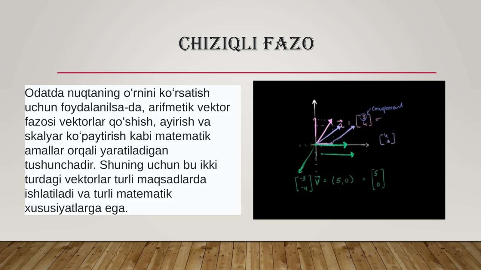 ARIFFMETIK VEKTOR FAZOSI 3