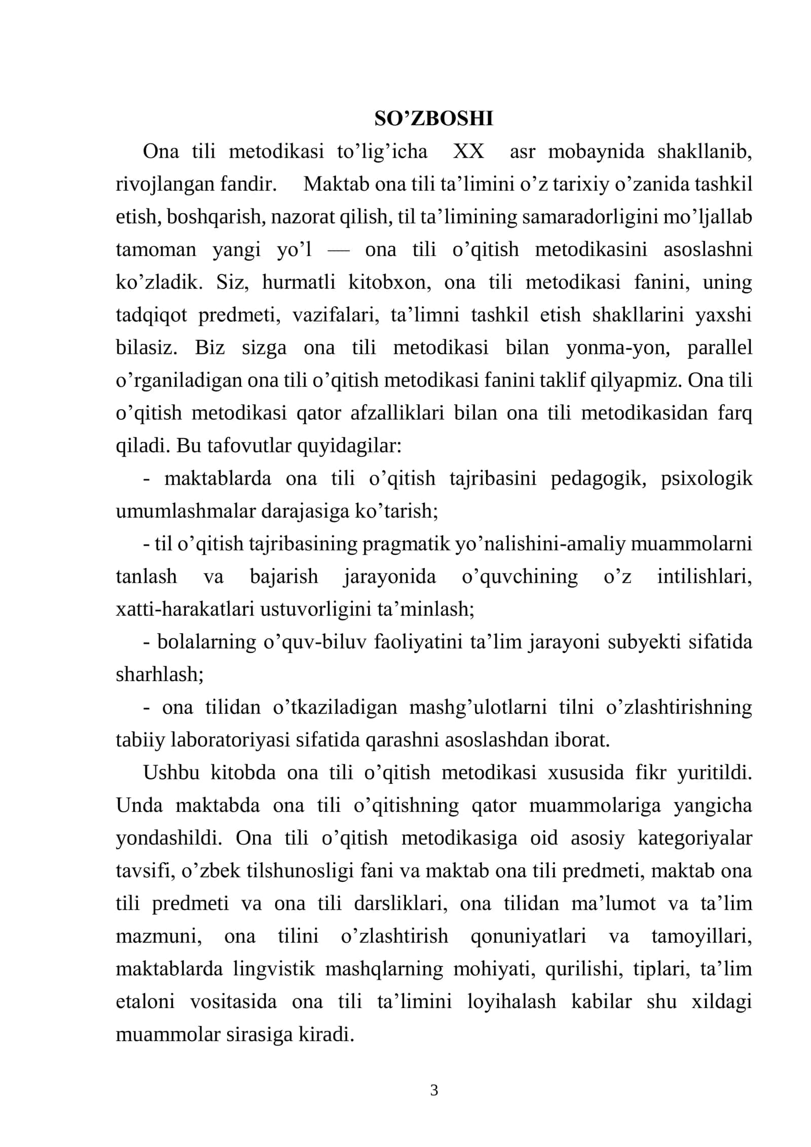 ONA TILI OʻQITISH METODIKASI 3