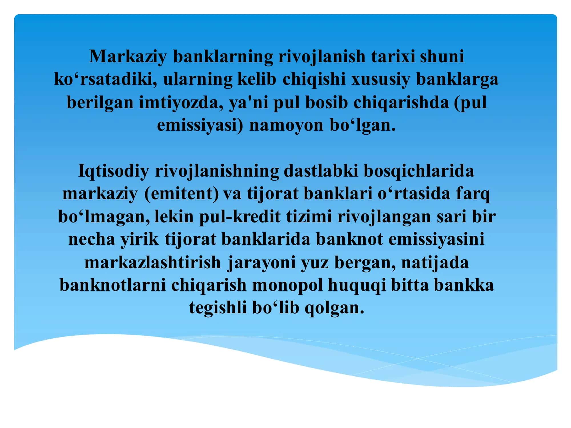 Markaziy bank va uning funksiyalari 3
