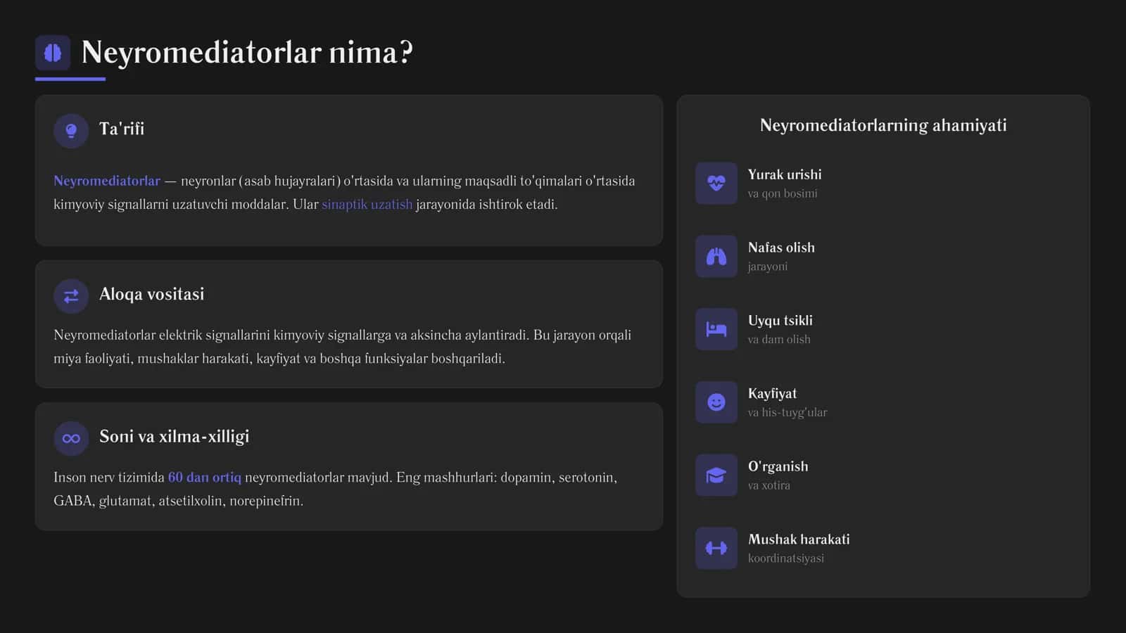 Neyromediatorlar 3