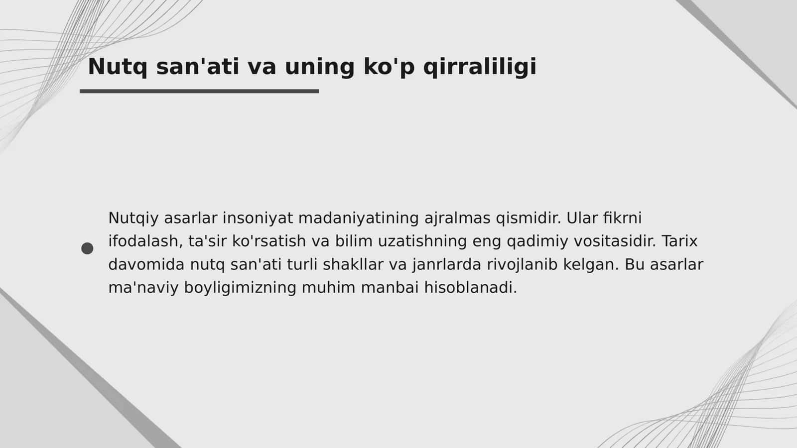 Nutqiy asarlar va ularning klassik janrlari 3