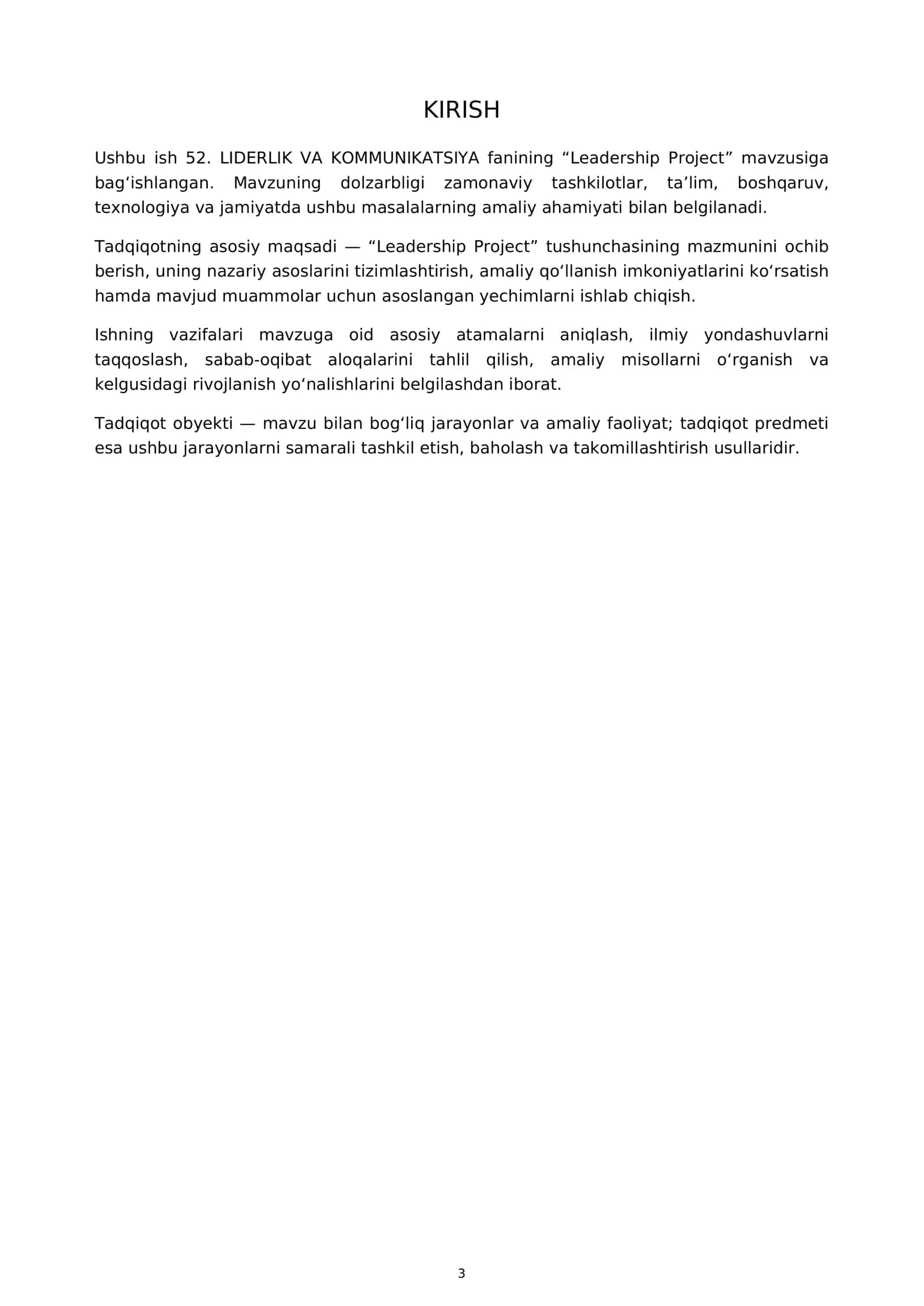 Leadership Project 3