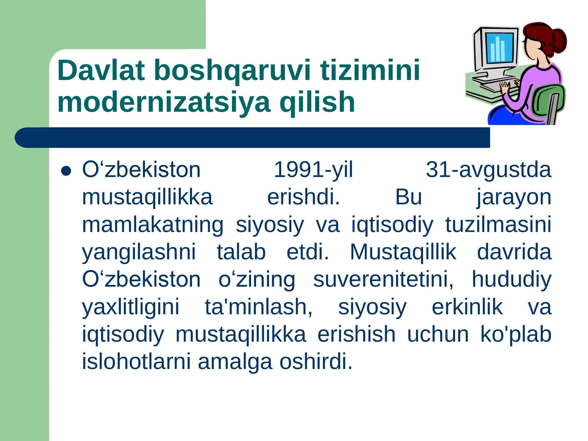 Mustaqillik yillarida davlat boshqaruvi 3