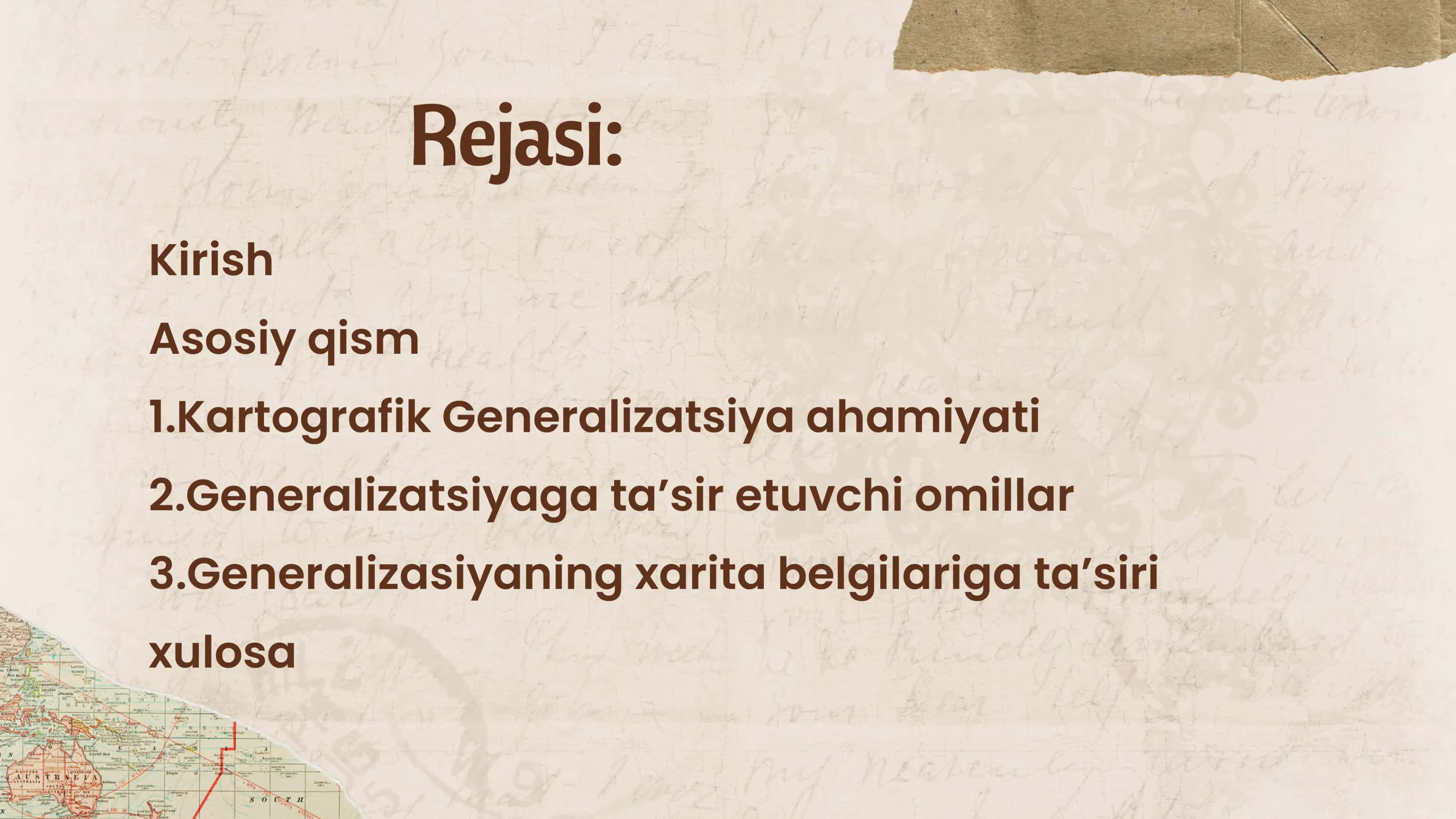 Kartografik Generalizatsiya 3