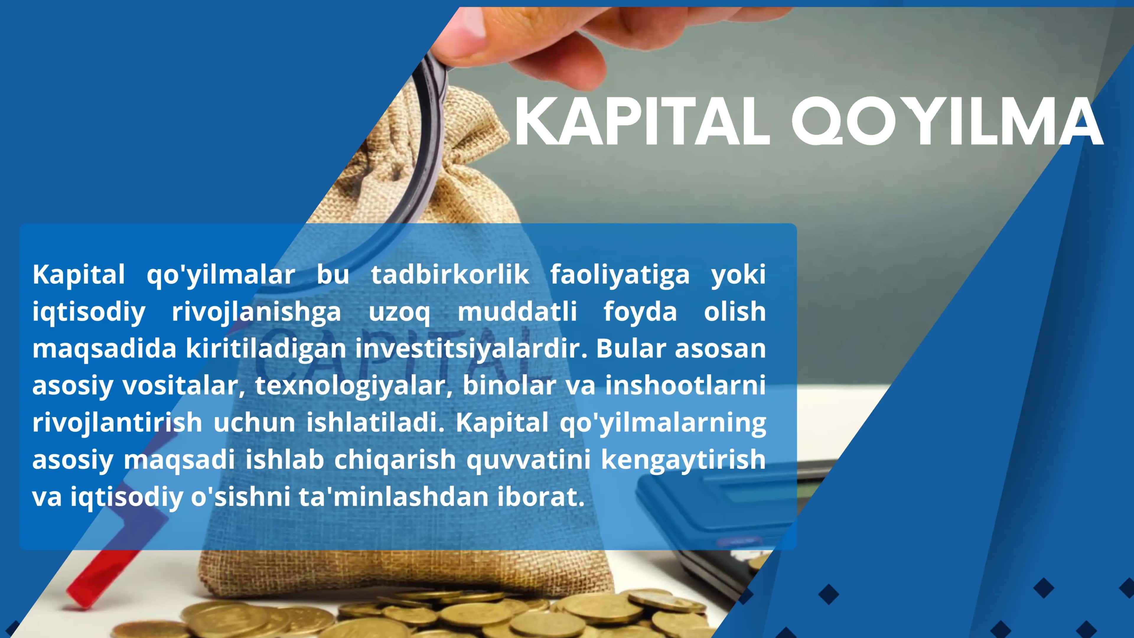 Kapital bozori va investitsiyalar 3