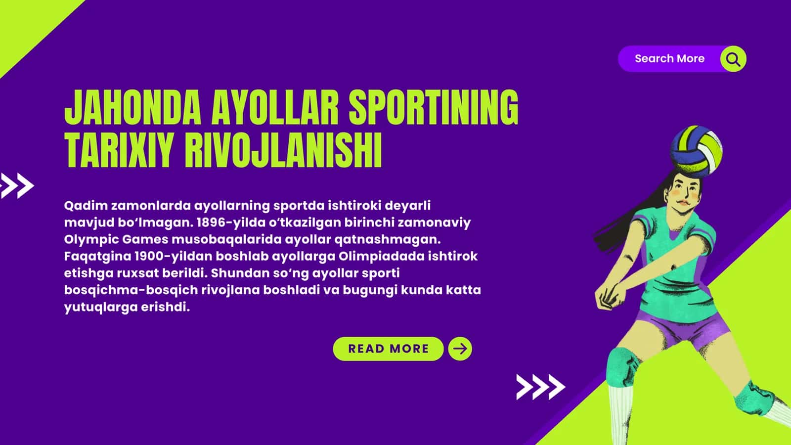 Oʻzbekiston va Jahonda Ayollar Sporti nomli taqdimot 3