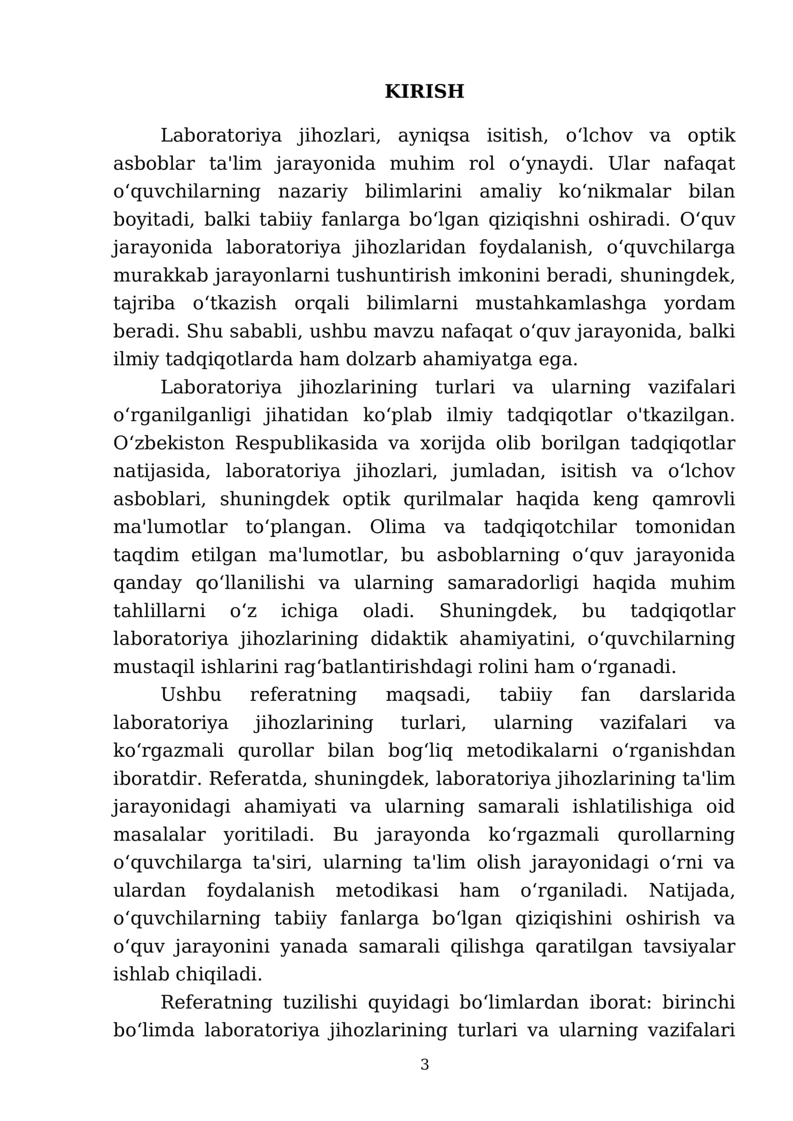 Laboratoriya jihoz (isitish, o‘lchov, optis asbob) 3