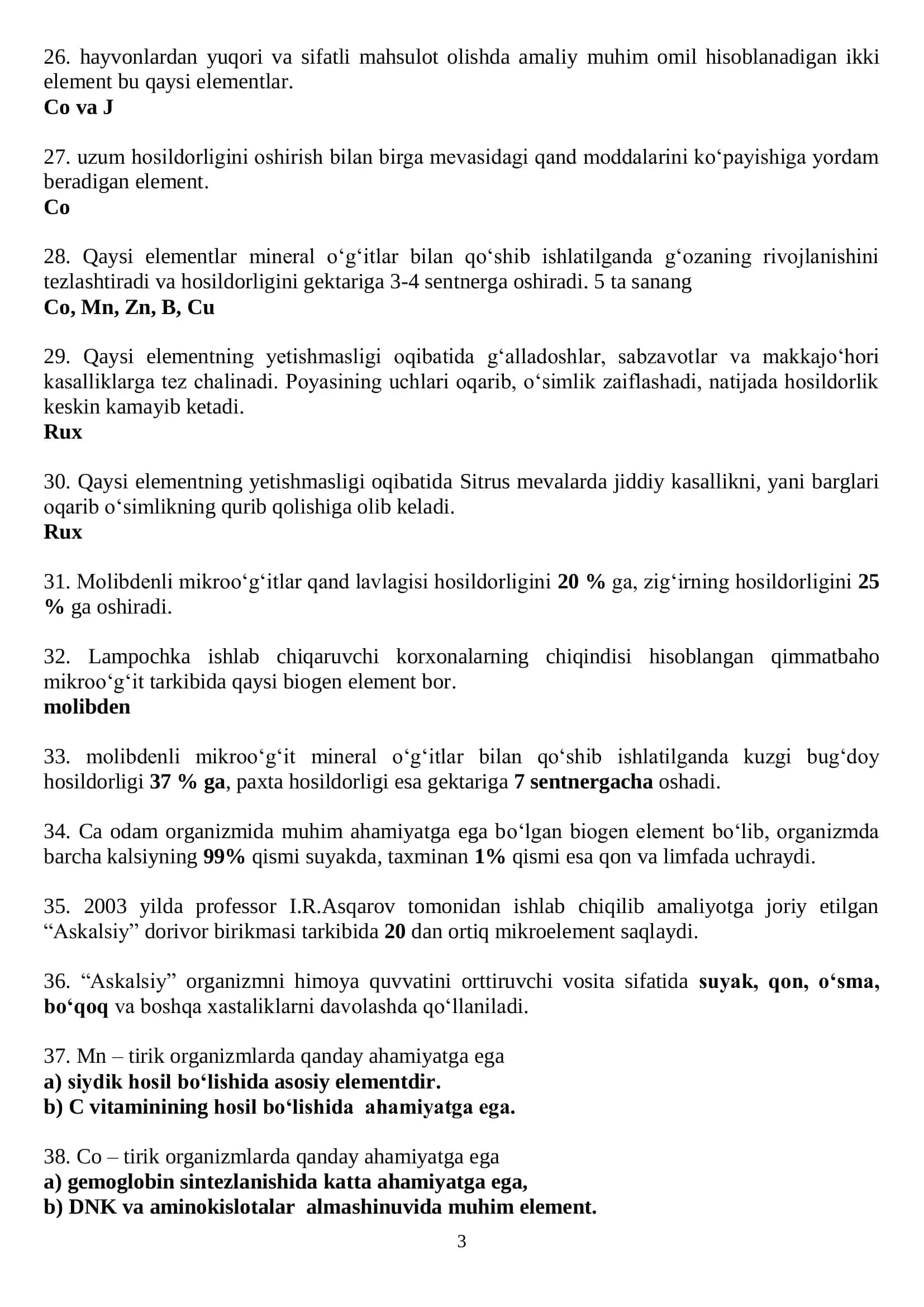 MIKROELEMENTLAR VA ULARNI HAYOTDAGI AHAMIYATI 3