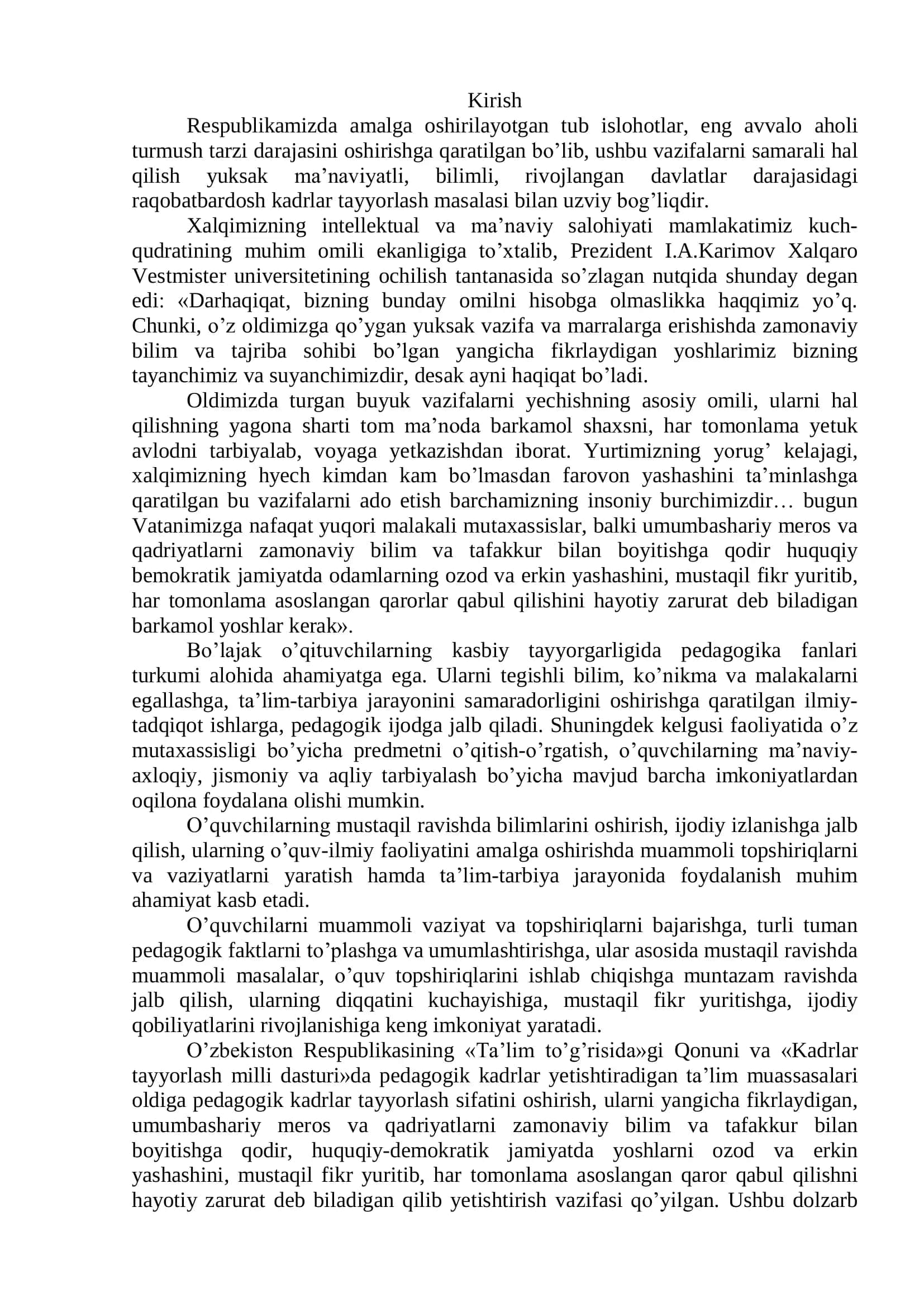 "Мактабда муаммоли таълим" 3