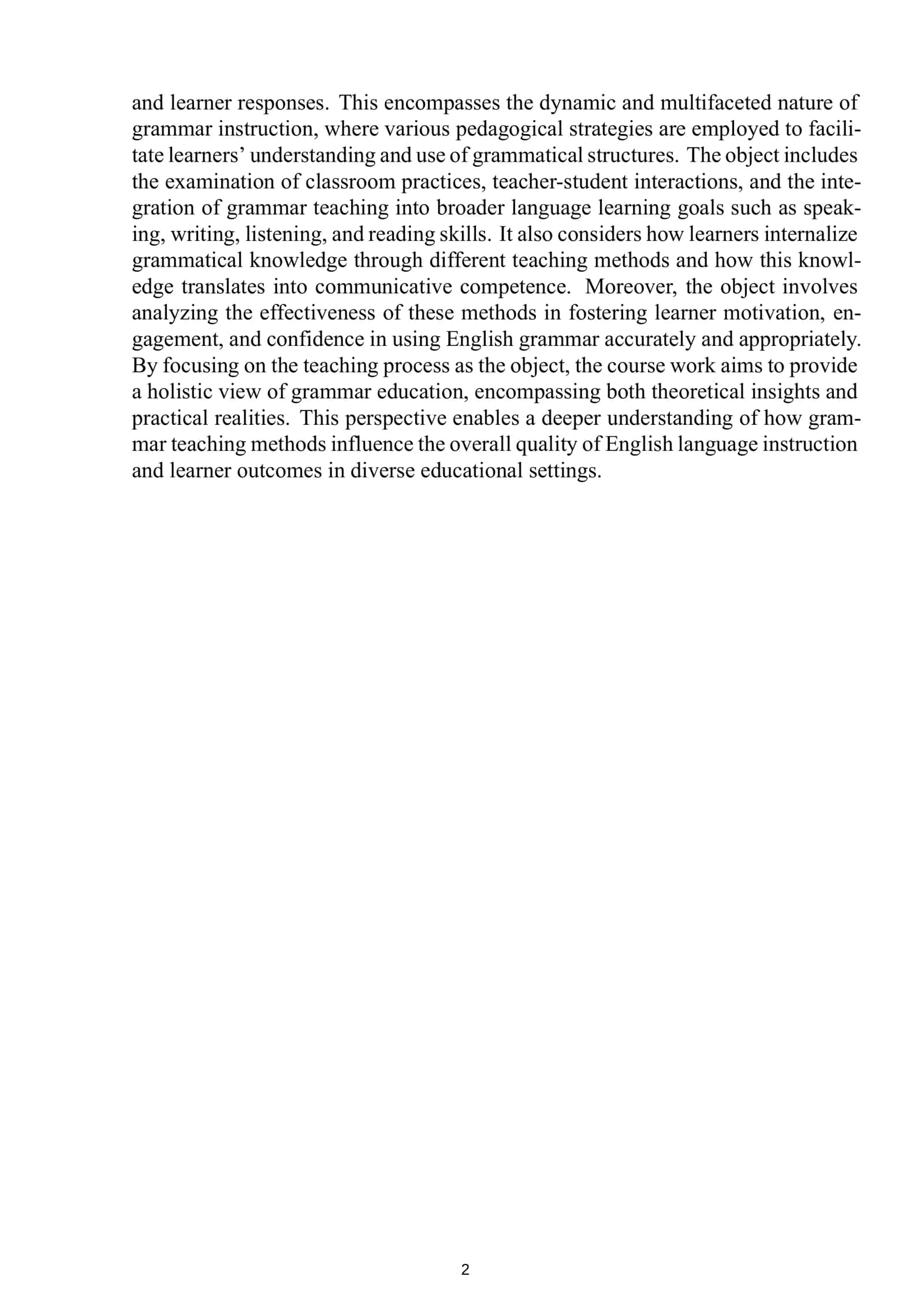 Grammar Teaching Methods in English Language 3