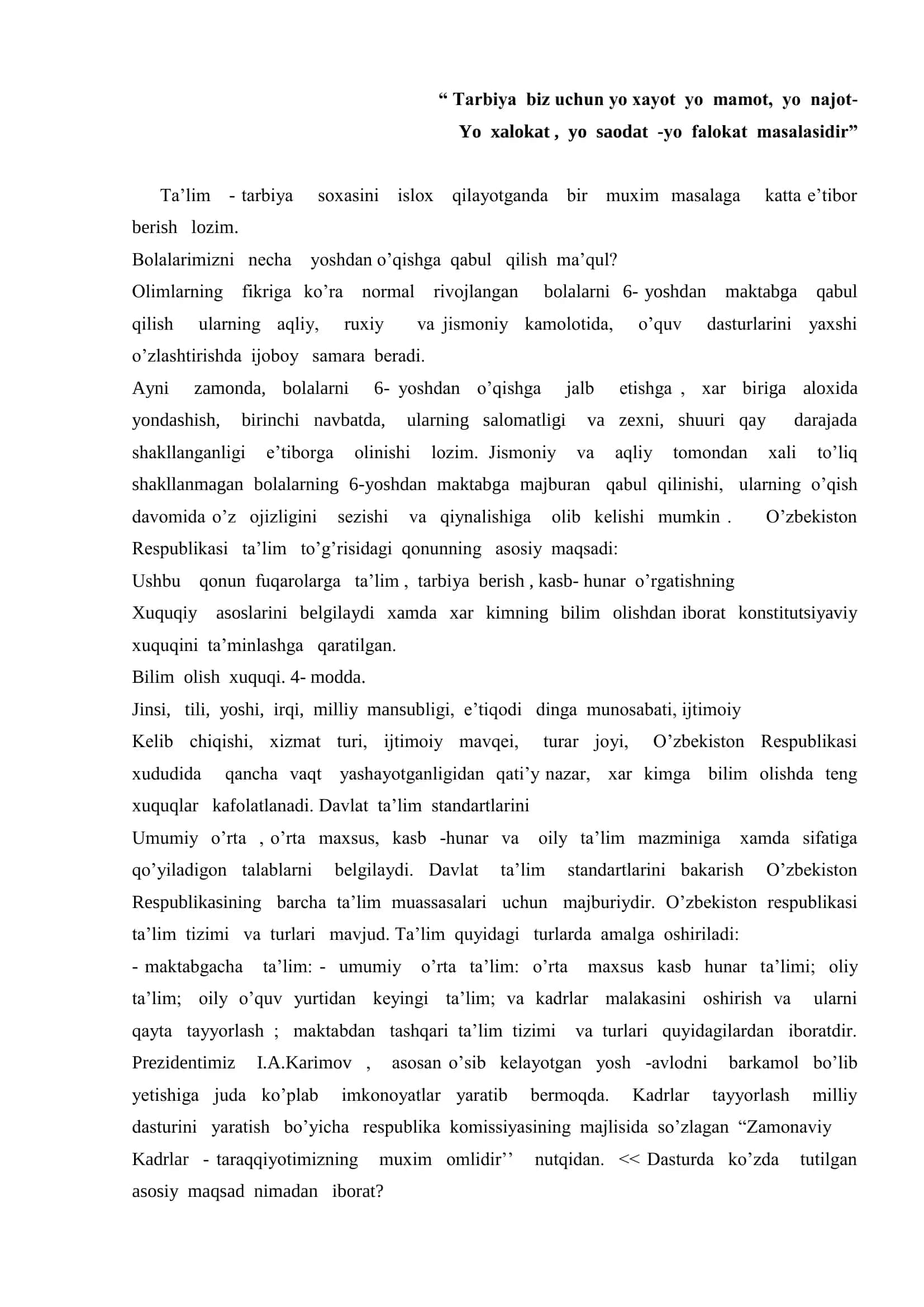 Og’zaki va yozma nutqning qiyosiy tahlili 3