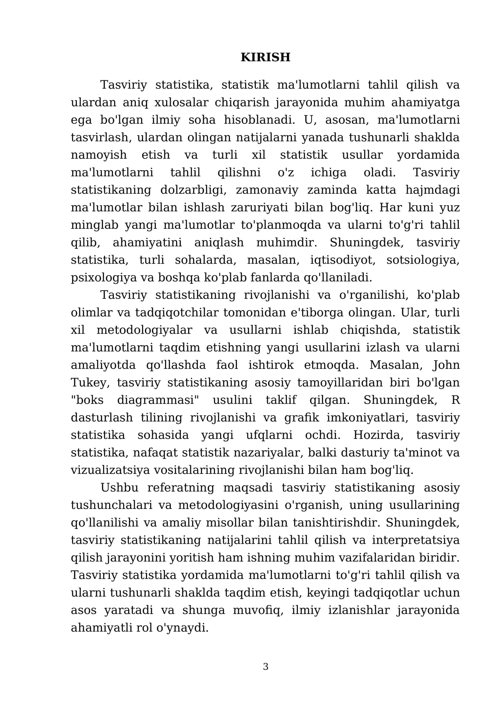 Tasviriy statistika 3